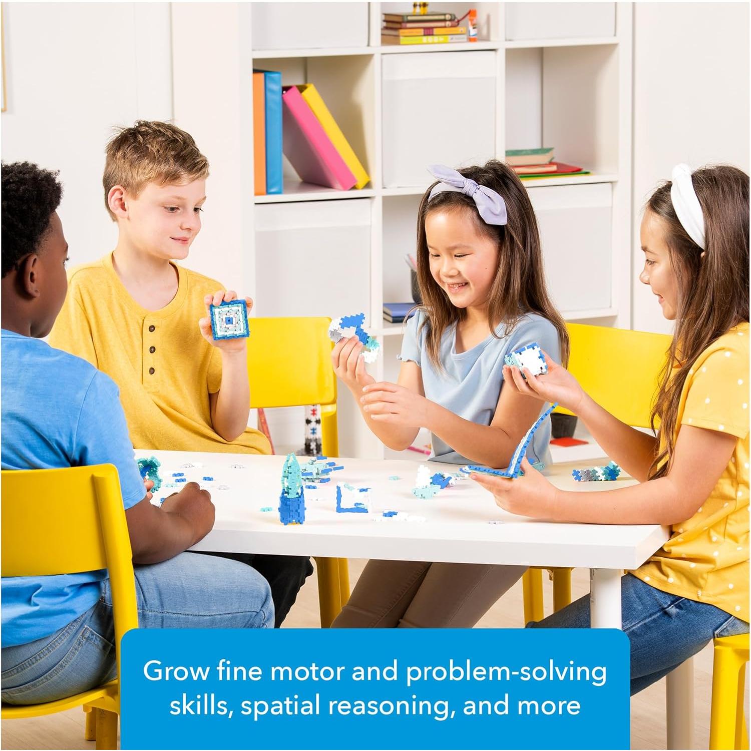 Plus-Plus 240 Piezas Bloques de Construcción Glitter Frost Mix