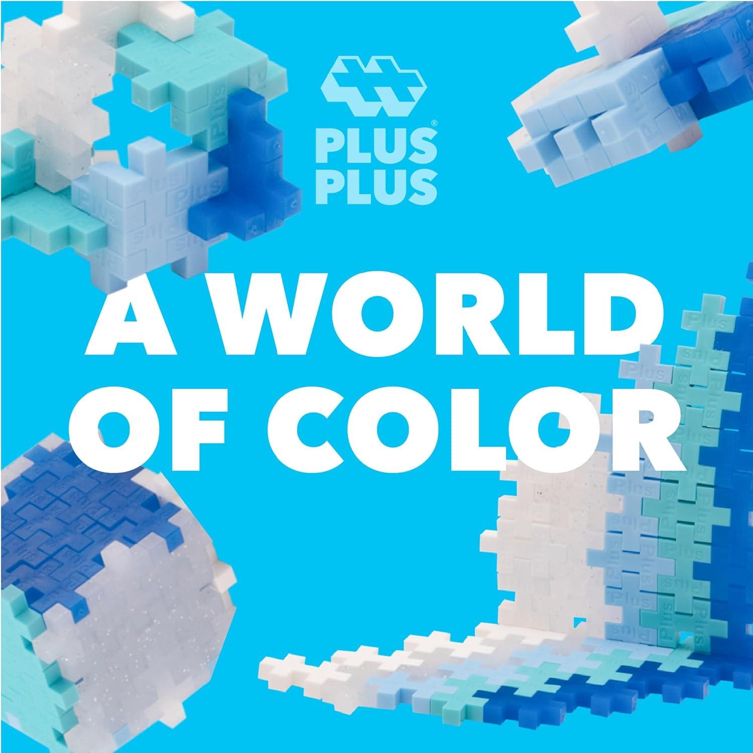Plus-Plus 240 Piezas Bloques de Construcción Glitter Frost Mix
