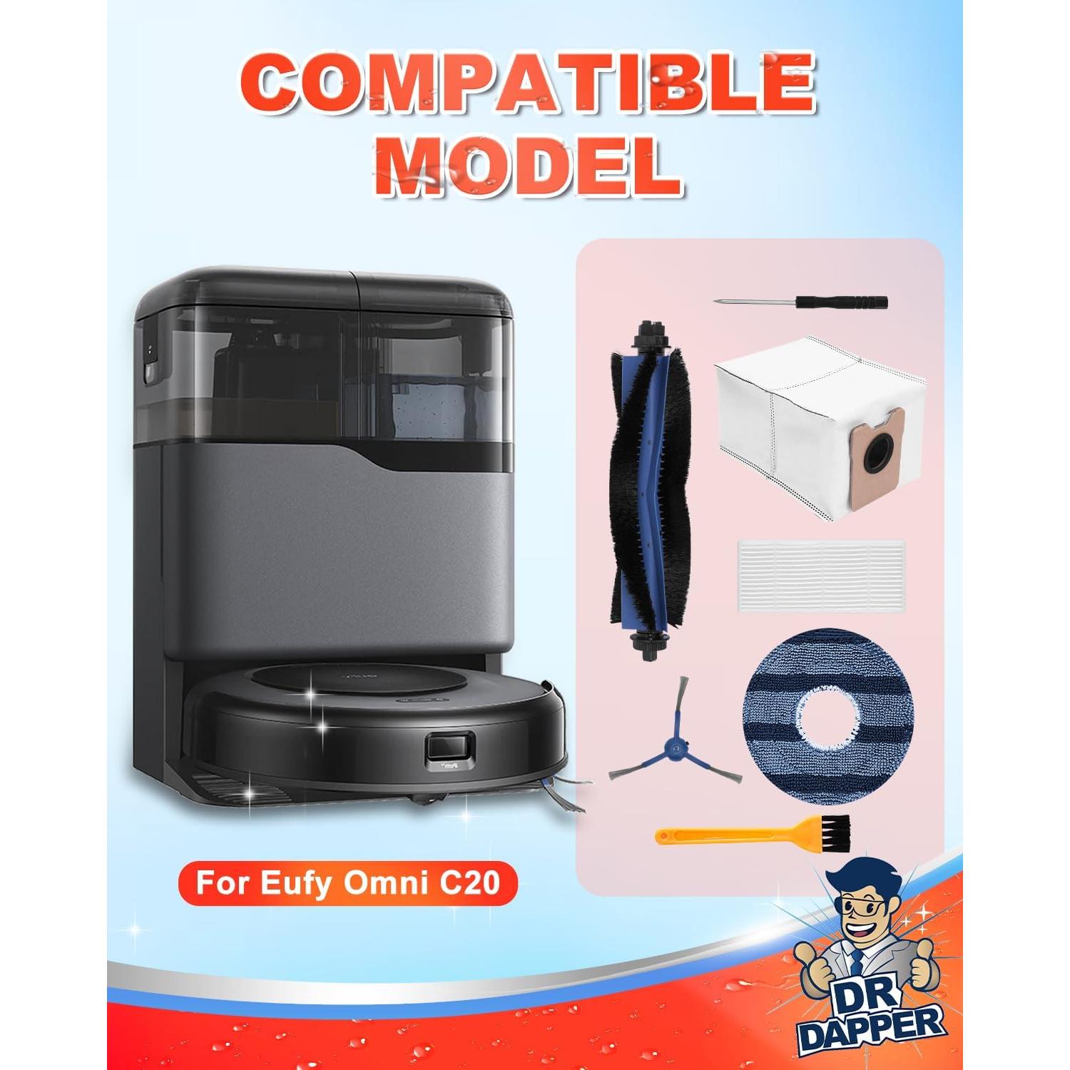 Kit de Repuesto DR DAPPER para Aspiradora Eufy Omni C20 - 24 Piezas