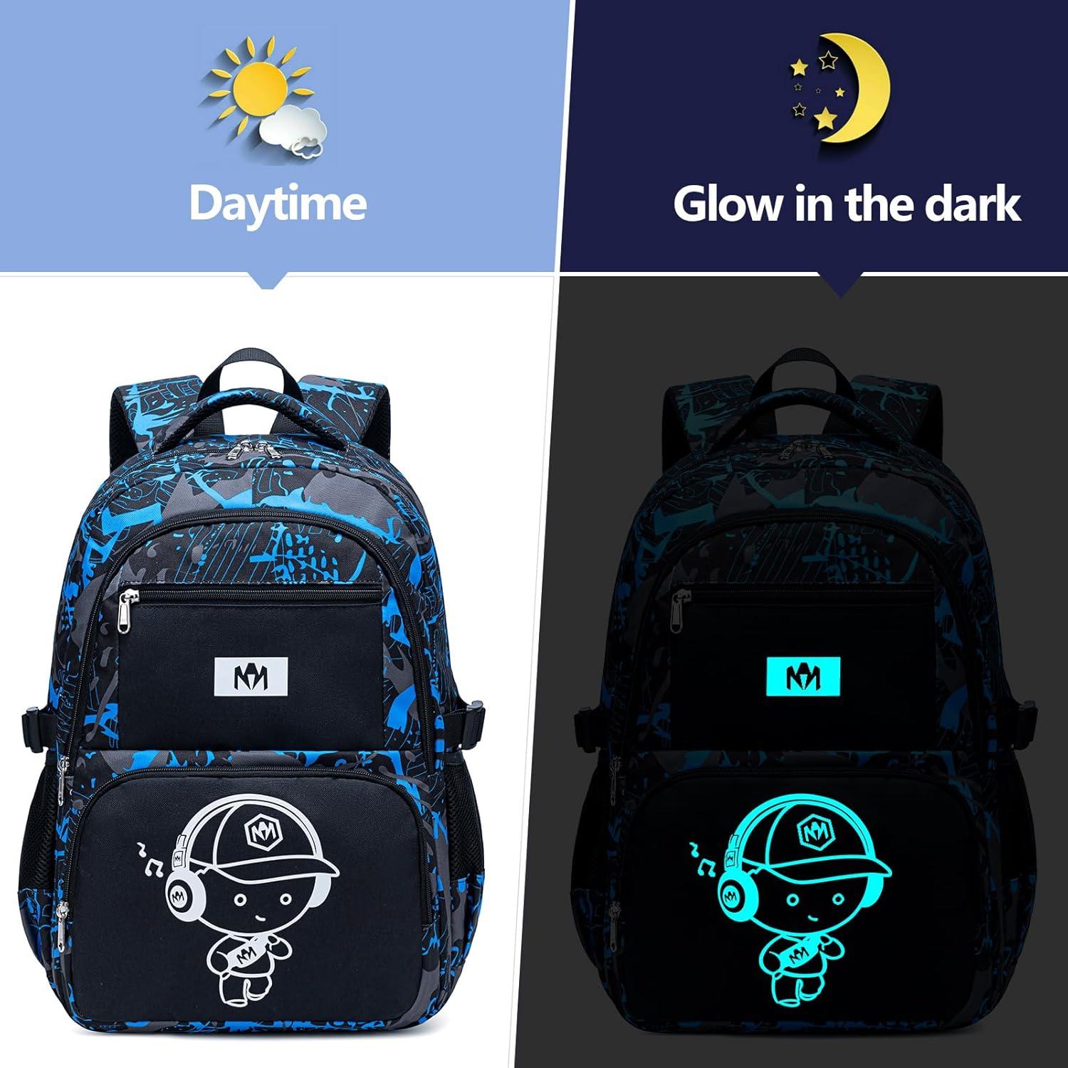 Mochila Escolar Camuflaje Bluboon para Niños 44.5x30.5cm