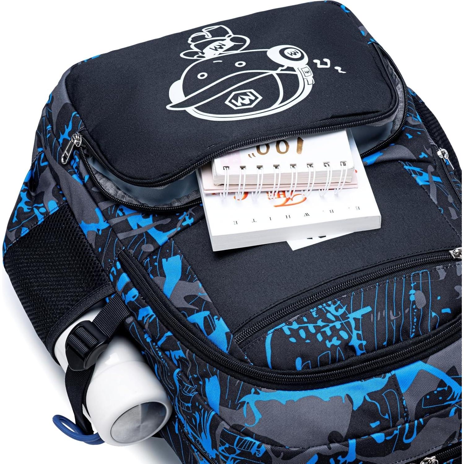 Mochila Escolar Camuflaje Bluboon para Niños 44.5x30.5cm