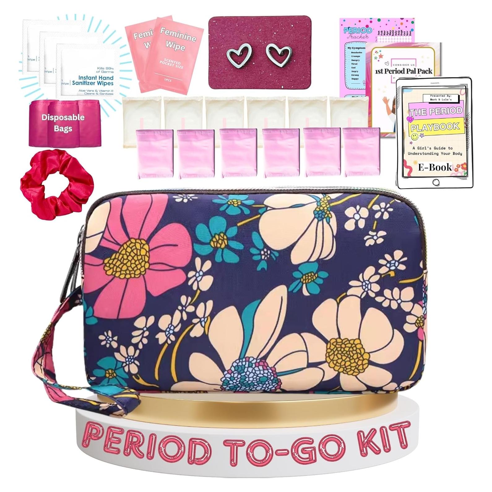 Kit de Viaje First Period Pal Pack | 24 Piezas | Flores