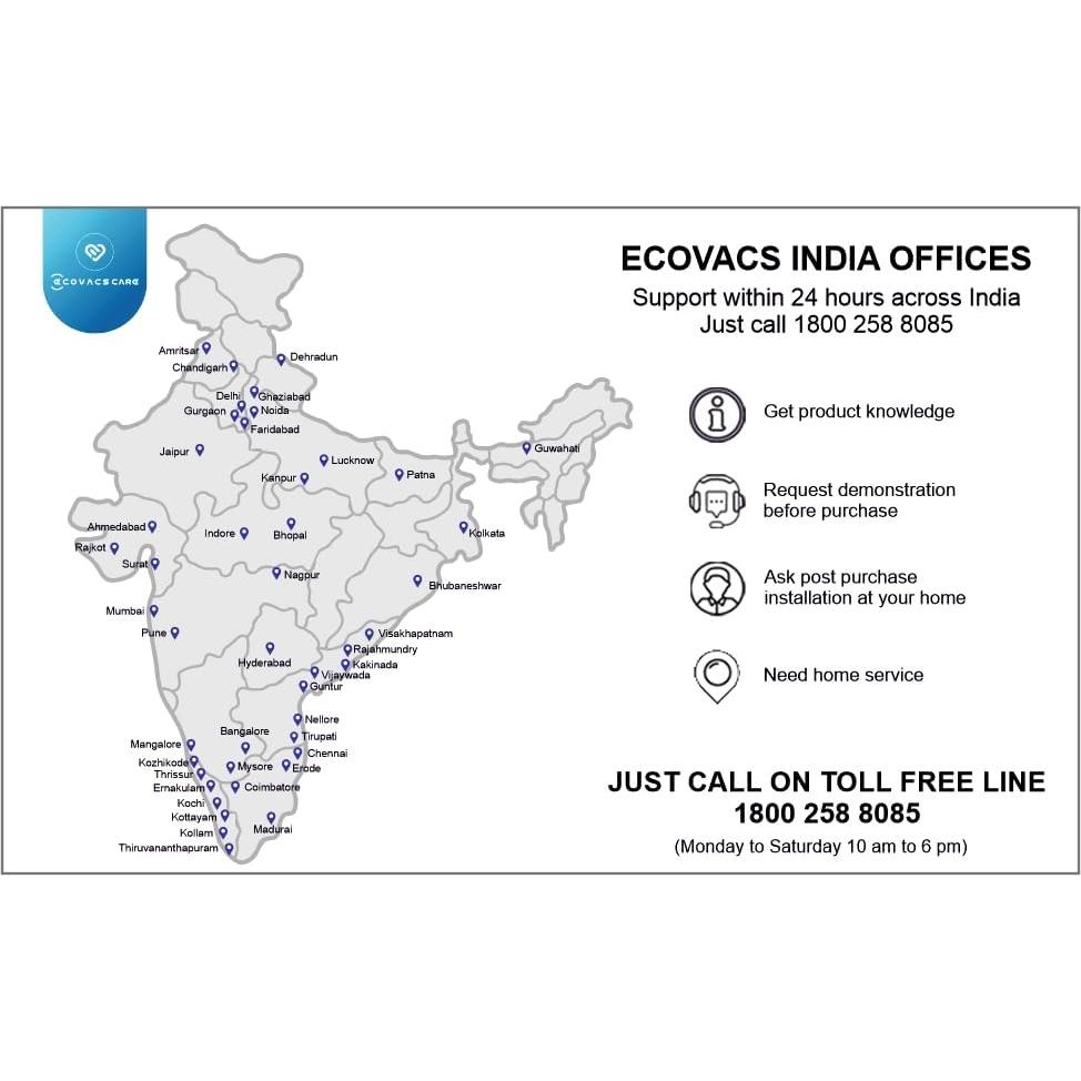 ECOVACS DEEBOT Washable Roller Mop for DEEBOT X9 PRO OMNO/X8 PRO OMNI/T80 OMNI Robot Vacuum and Mop