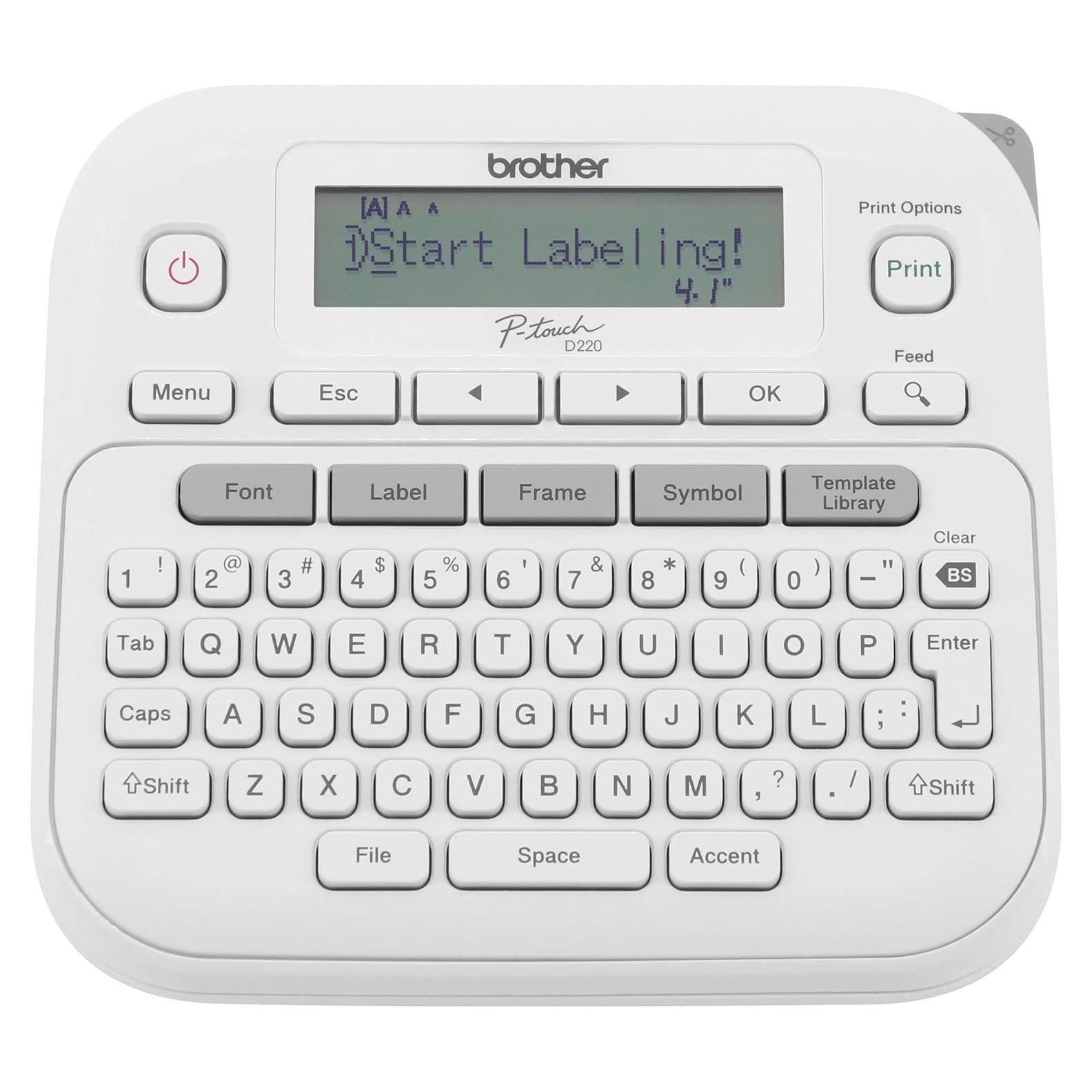 Etiquetadora Brother P-Touch PT-D220 para Hogar y Oficina 12mm