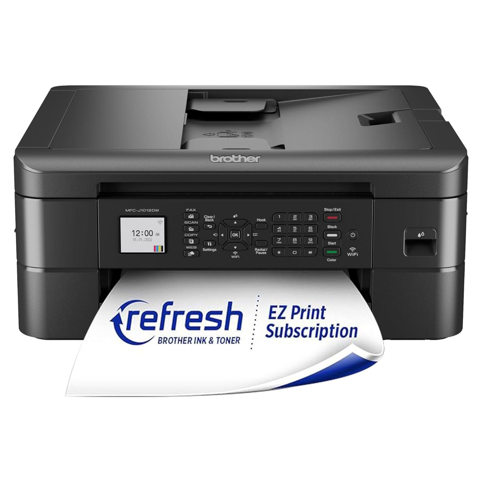 Impresora Multifuncional Brother MFC-J1012DW Inalámbrica Color