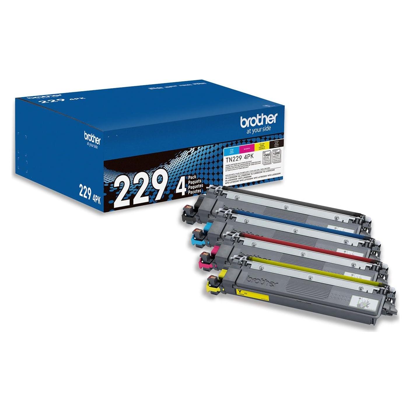 Cartuchos de Tóner Brother TN2294PK - Paquete de 4 Colores