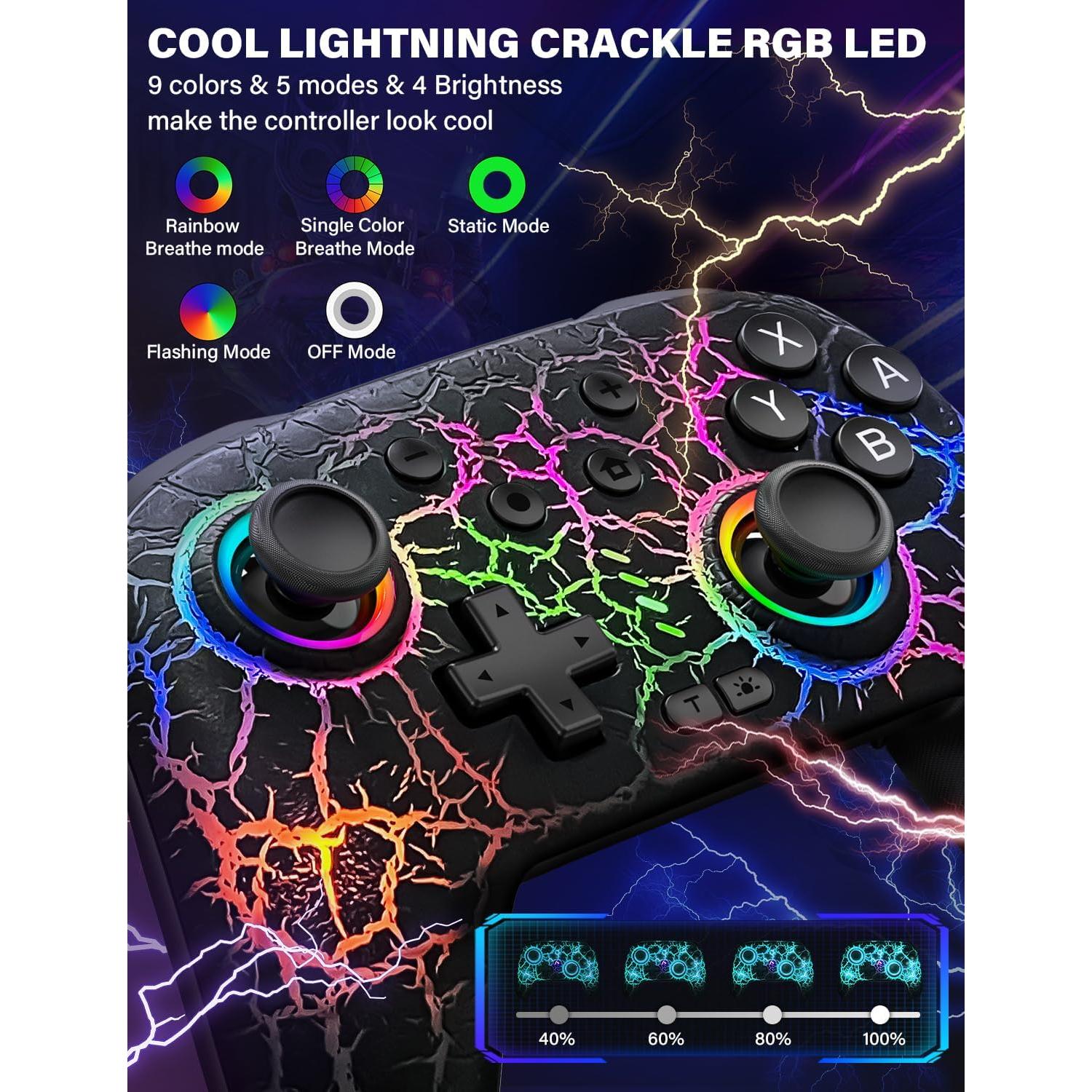 Controlador Pro ZRZLMVP Inalámbrico para Switch - 1000mAh