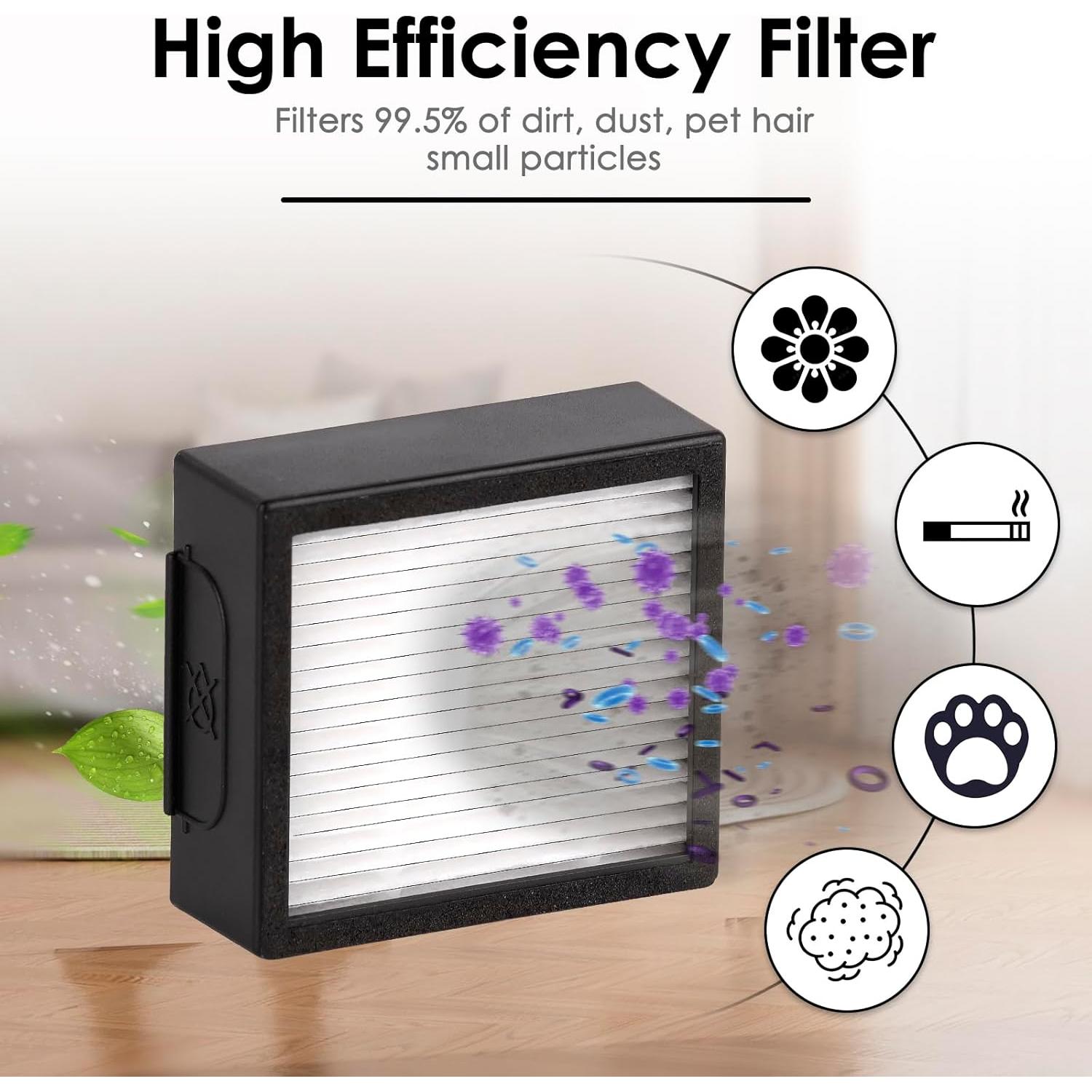 Filtro HEPA de Reemplazo FILTERIST para iRobot Roomba Combo j7/j7+/j9+ - 3 Piezas