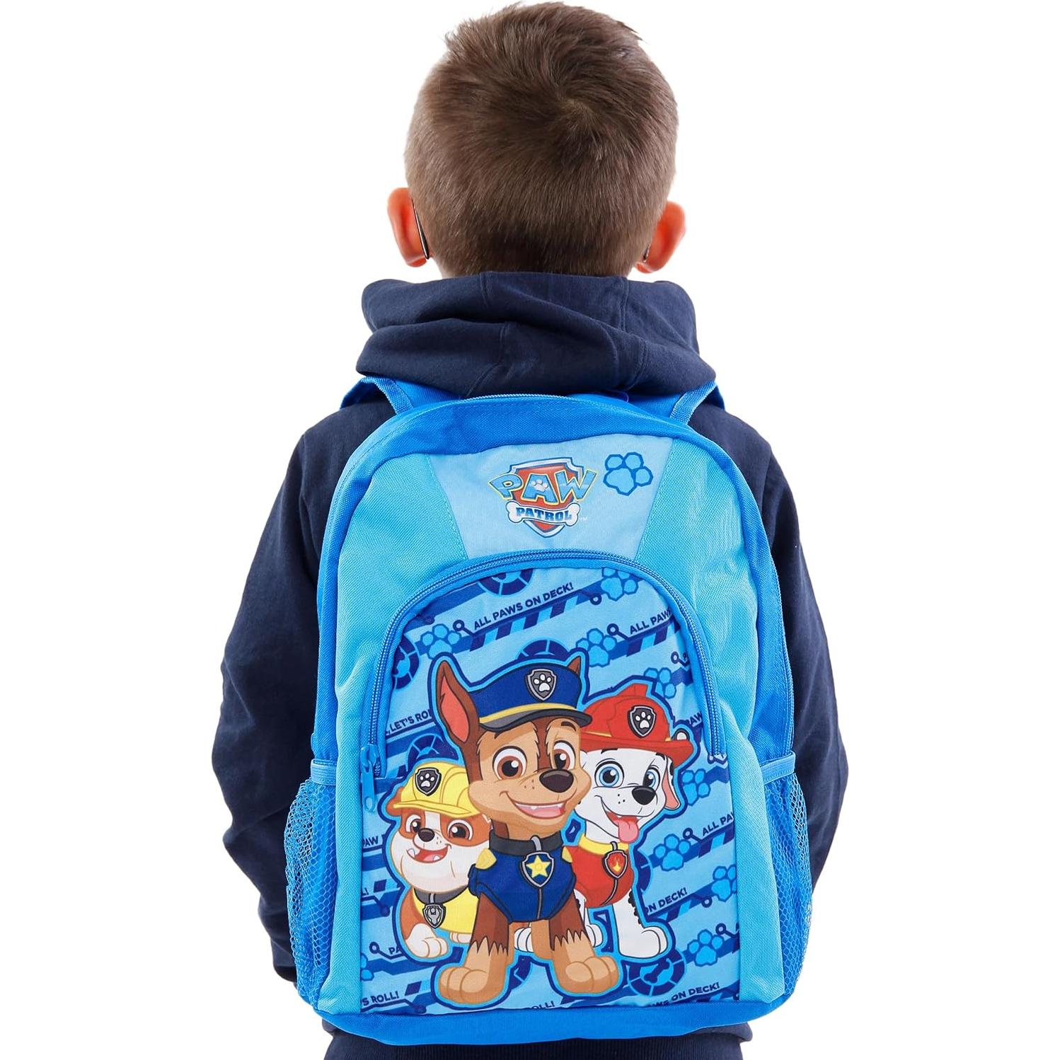 Mochila Escolar Paw Patrol Chase Rubble Marshall 36x26x10 cm