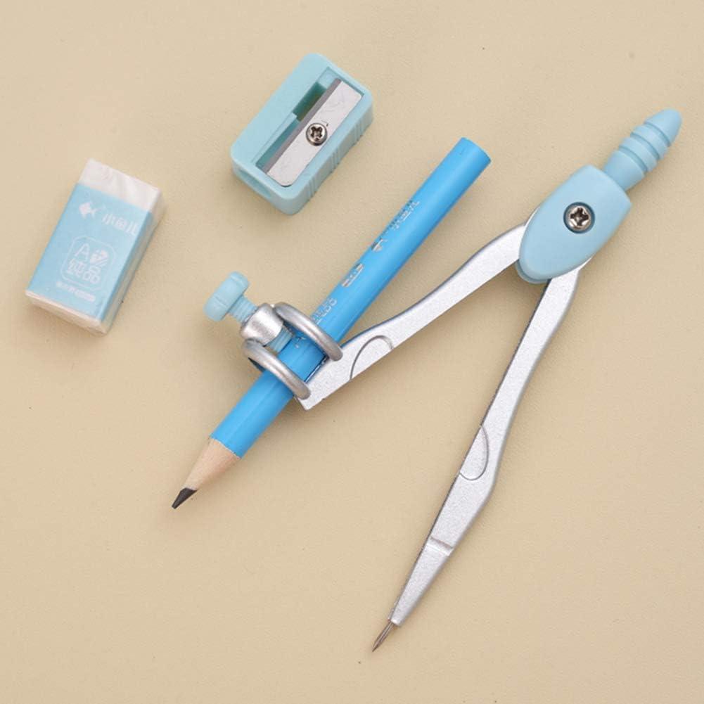 Juego de compás Waremew 8 piezas con caja irrompible