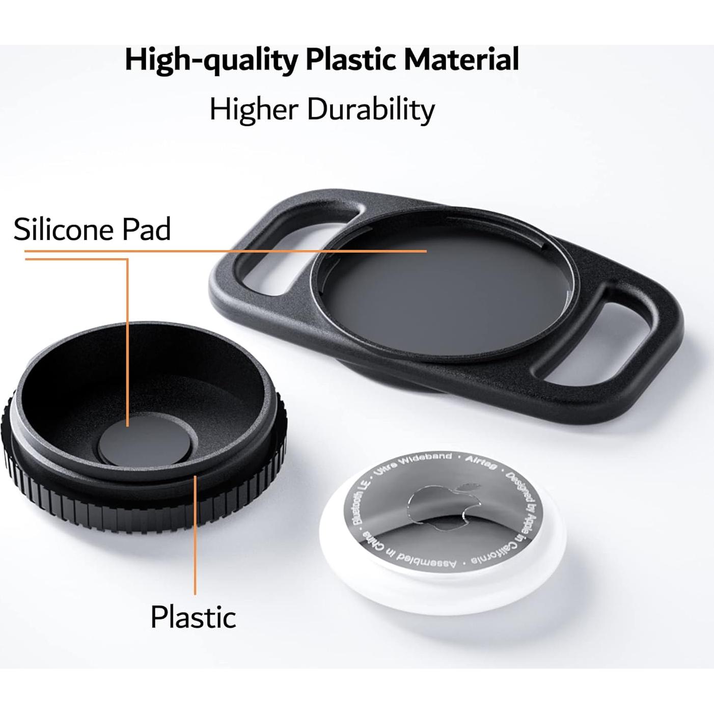 Soporte Impermeable PZOZ para Collar de Perro AirTag - 2 Unidades