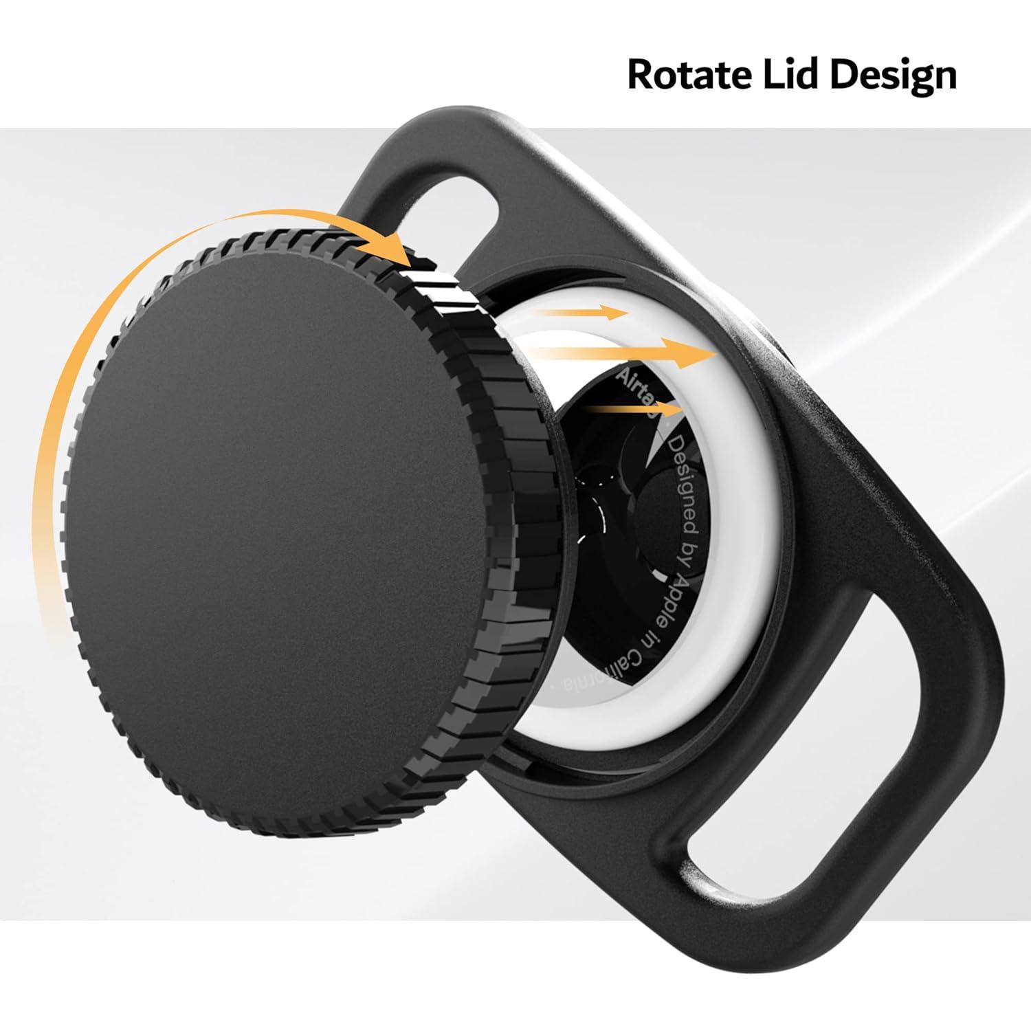 Soporte Impermeable PZOZ para Collar de Perro AirTag - 2 Unidades