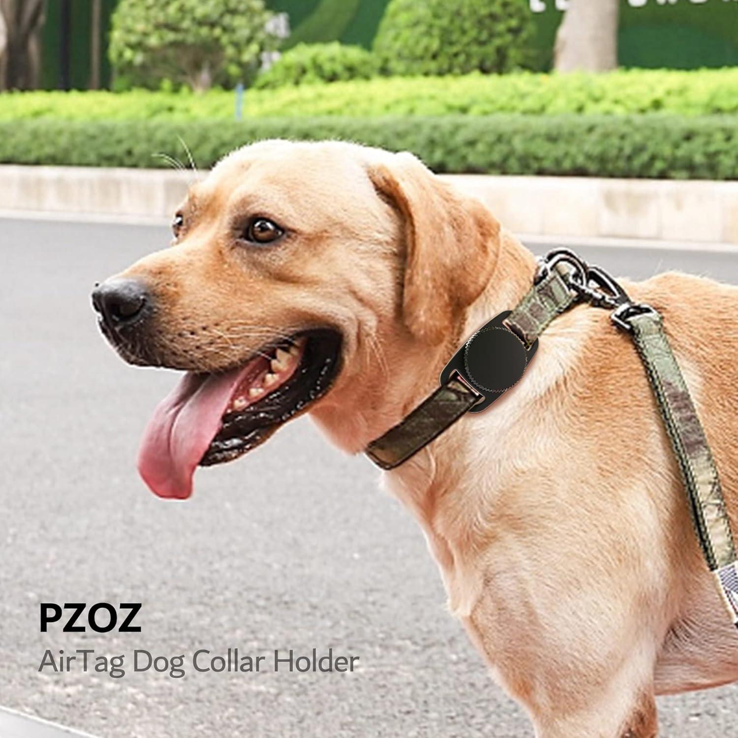 Soporte Impermeable PZOZ para Collar de Perro AirTag - 2 Unidades