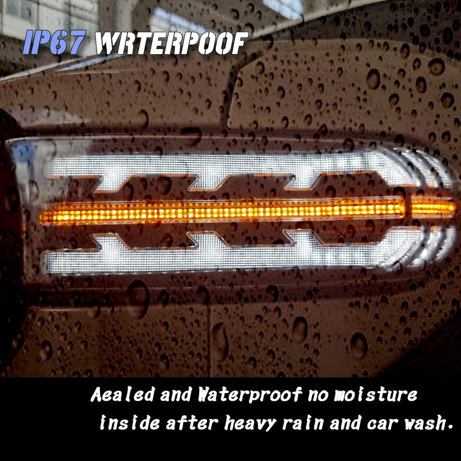 Luz de Circulación Diurna LED PGTOPONE para Toyota FJ Cruiser 2007-2021