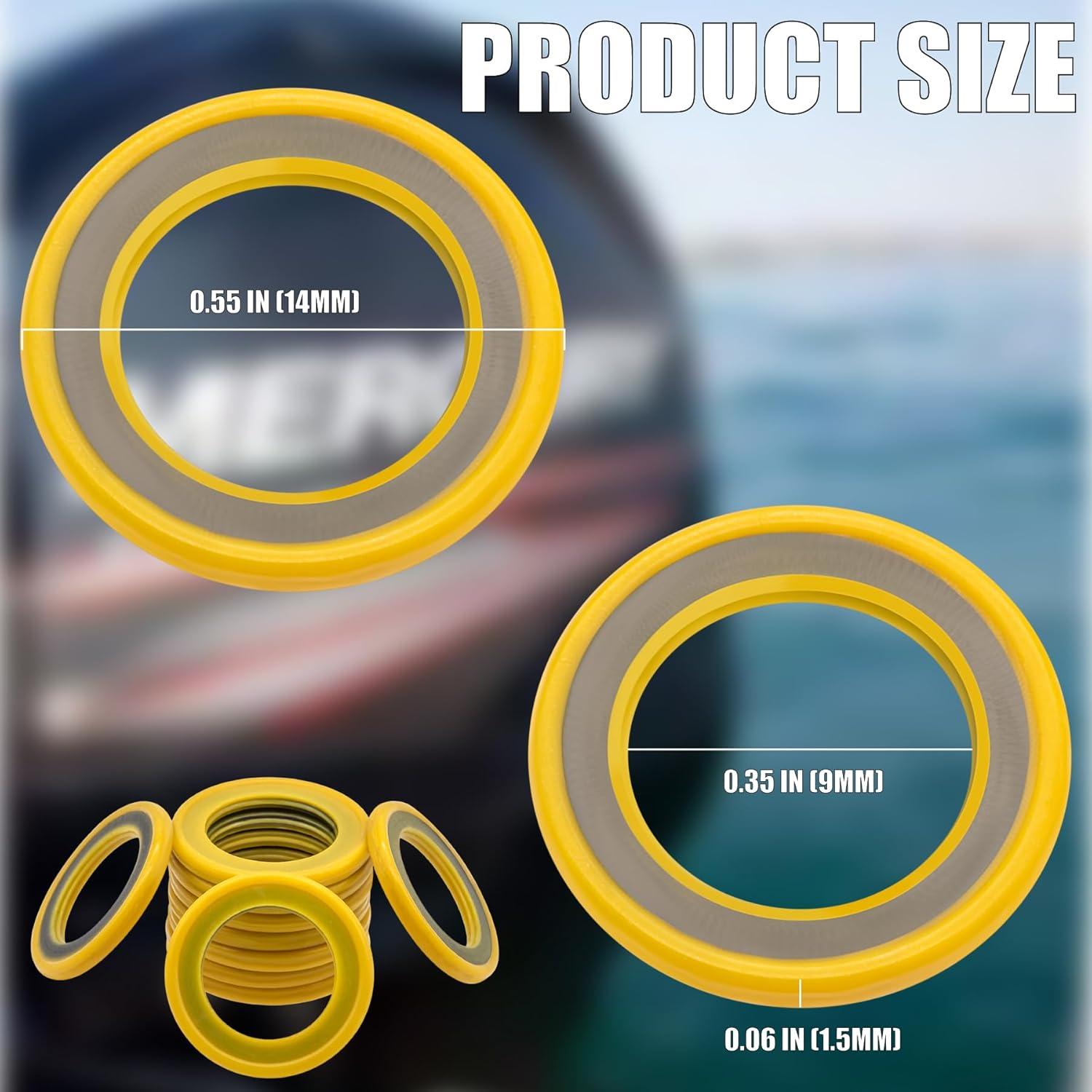 Juntas de Drenaje MEAJOO 26-830749 - 6 Pcs para Mercury Marine