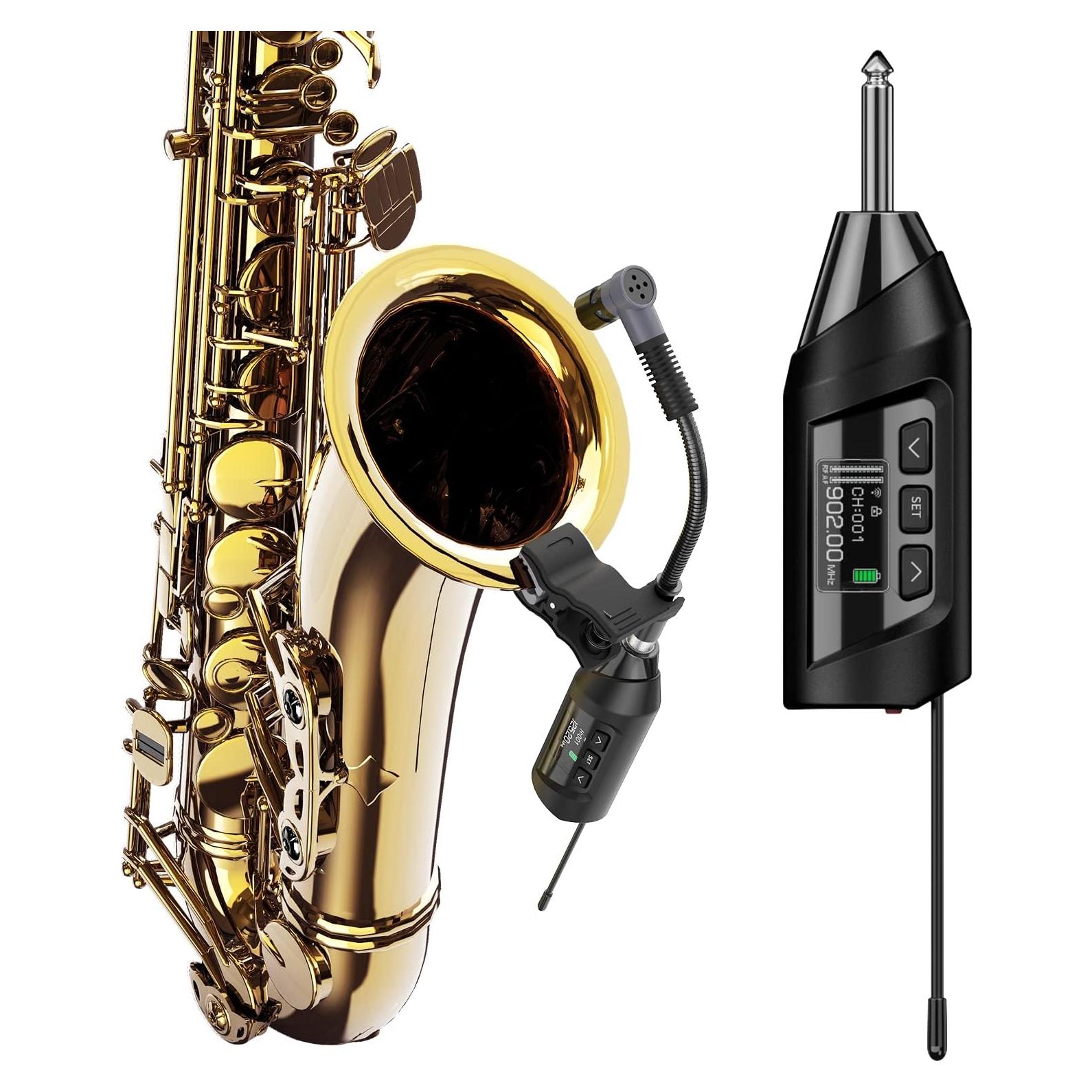 Micrófono Inalámbrico SGPRO TR-15 para Saxofón y Trompeta