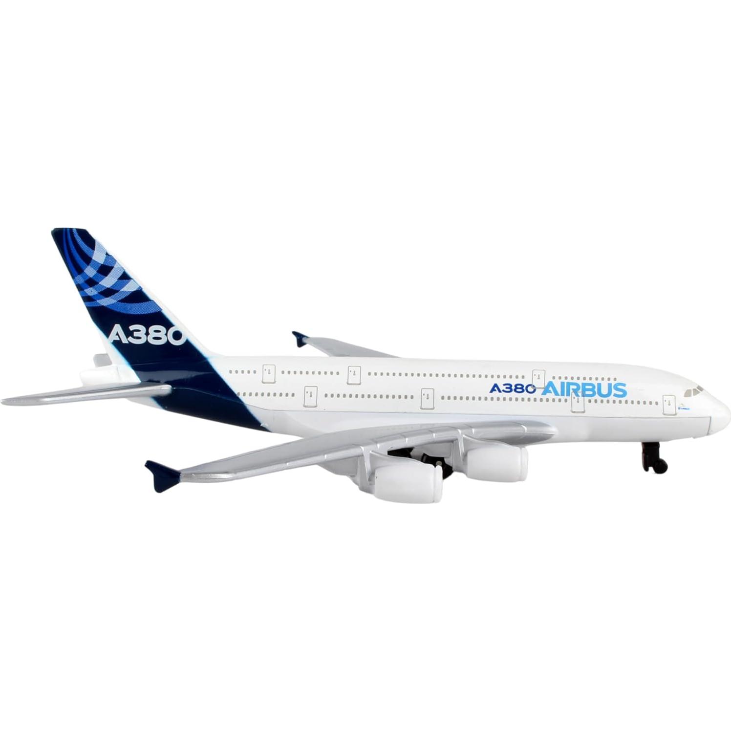 Aviación Daron Airbus A380 Blanco 15,24 cm Metal