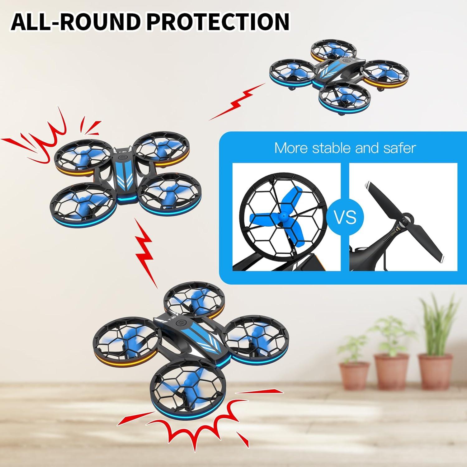 Dron Mini Epstur RC con Hovering Automático y 3 Baterías