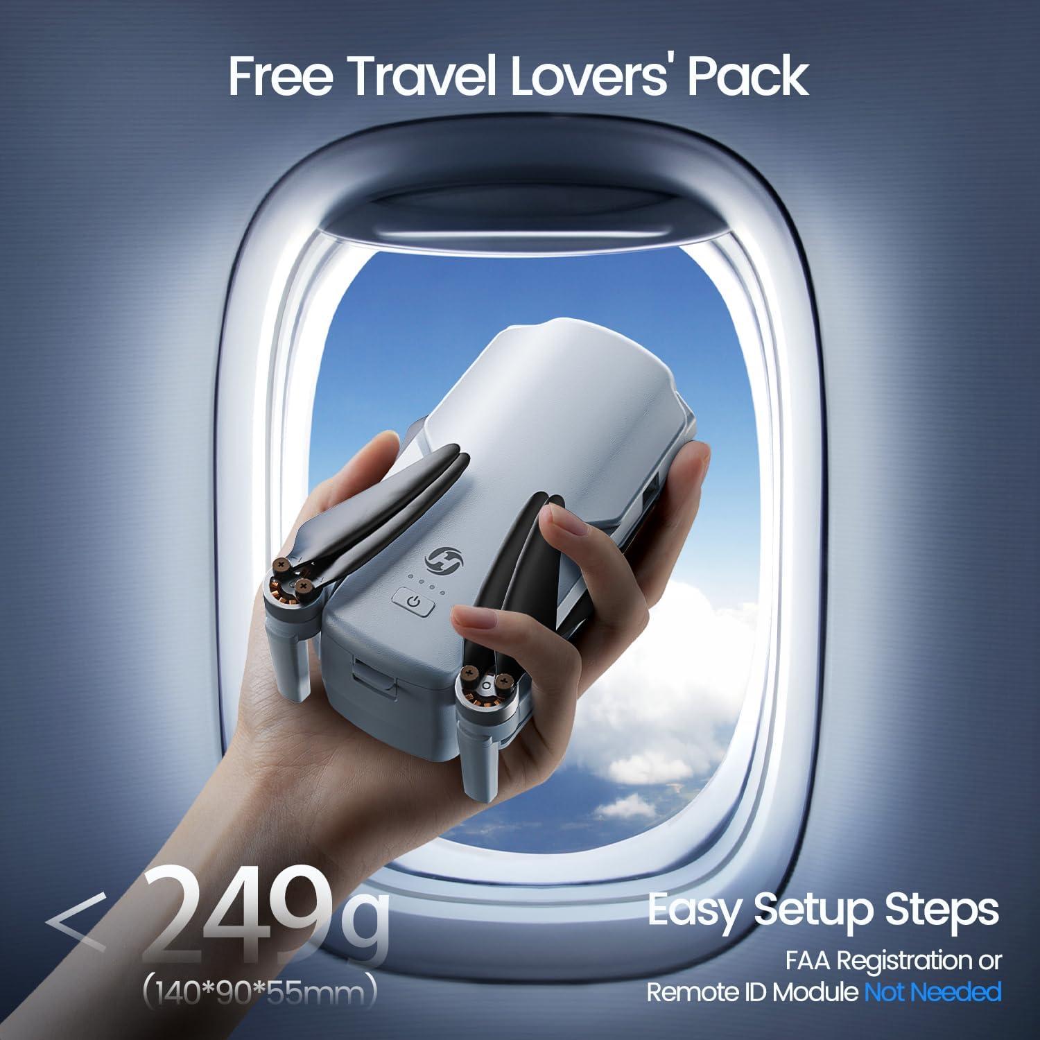 Drone Holy Stone HS360E 4K EIS GPS Ligero 249g para Adultos