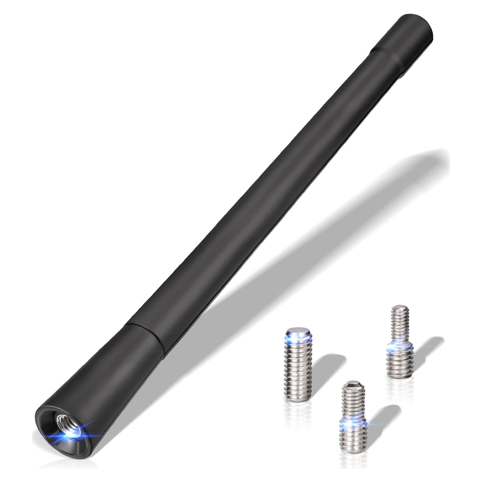 Antena de Vehículo Eightwood 17.5 cm Flexible con Adaptadores