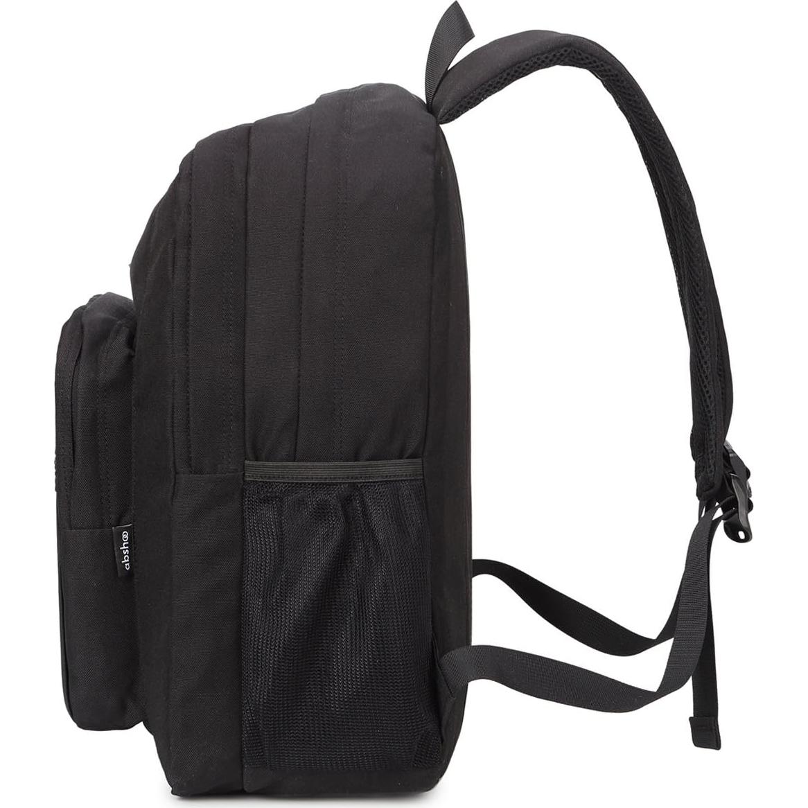 Mochila de Viaje Resistente al Agua Unisex Negra 41.9cm