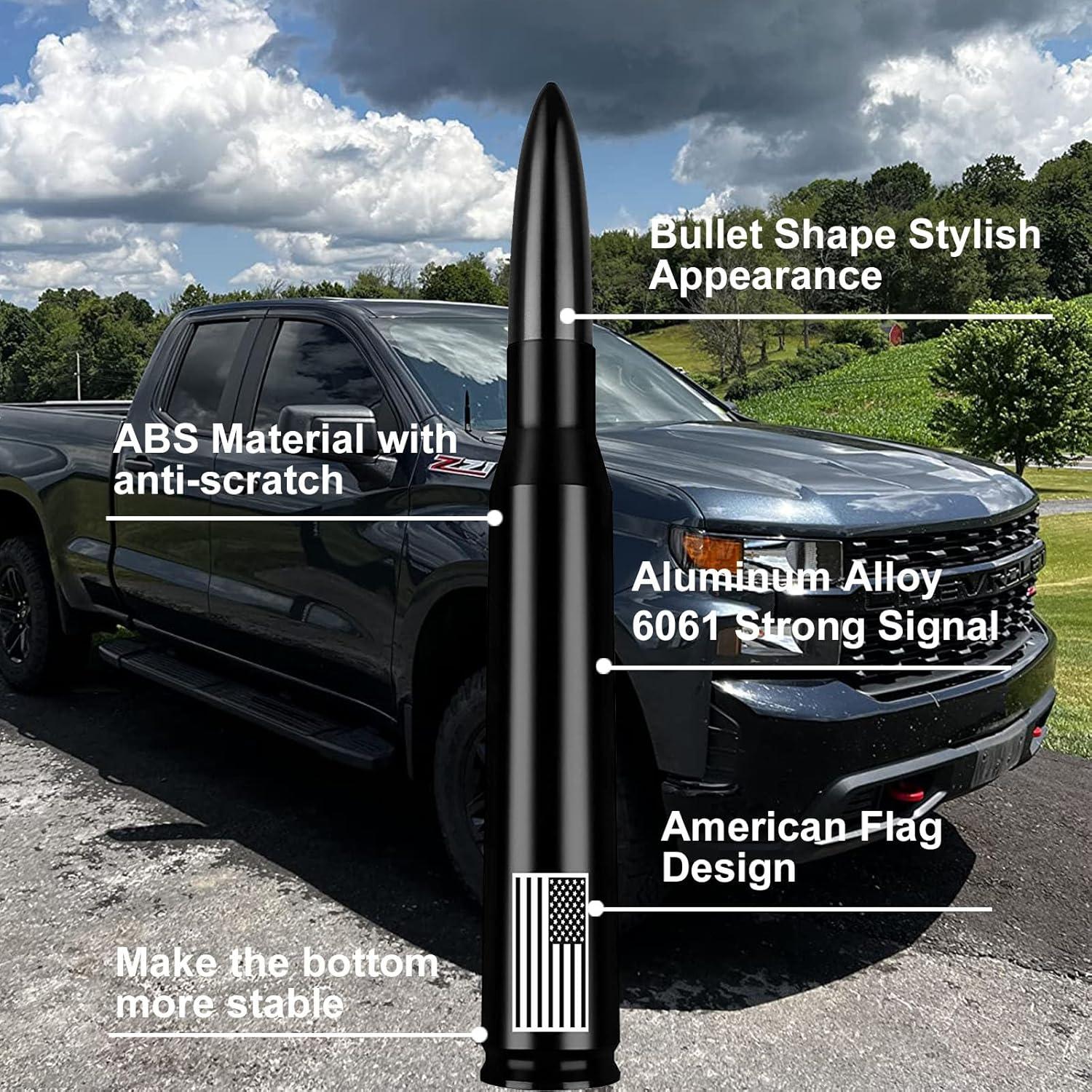 Antena de Camión Engirette 140 mm con Tapas de Válvula Neumático