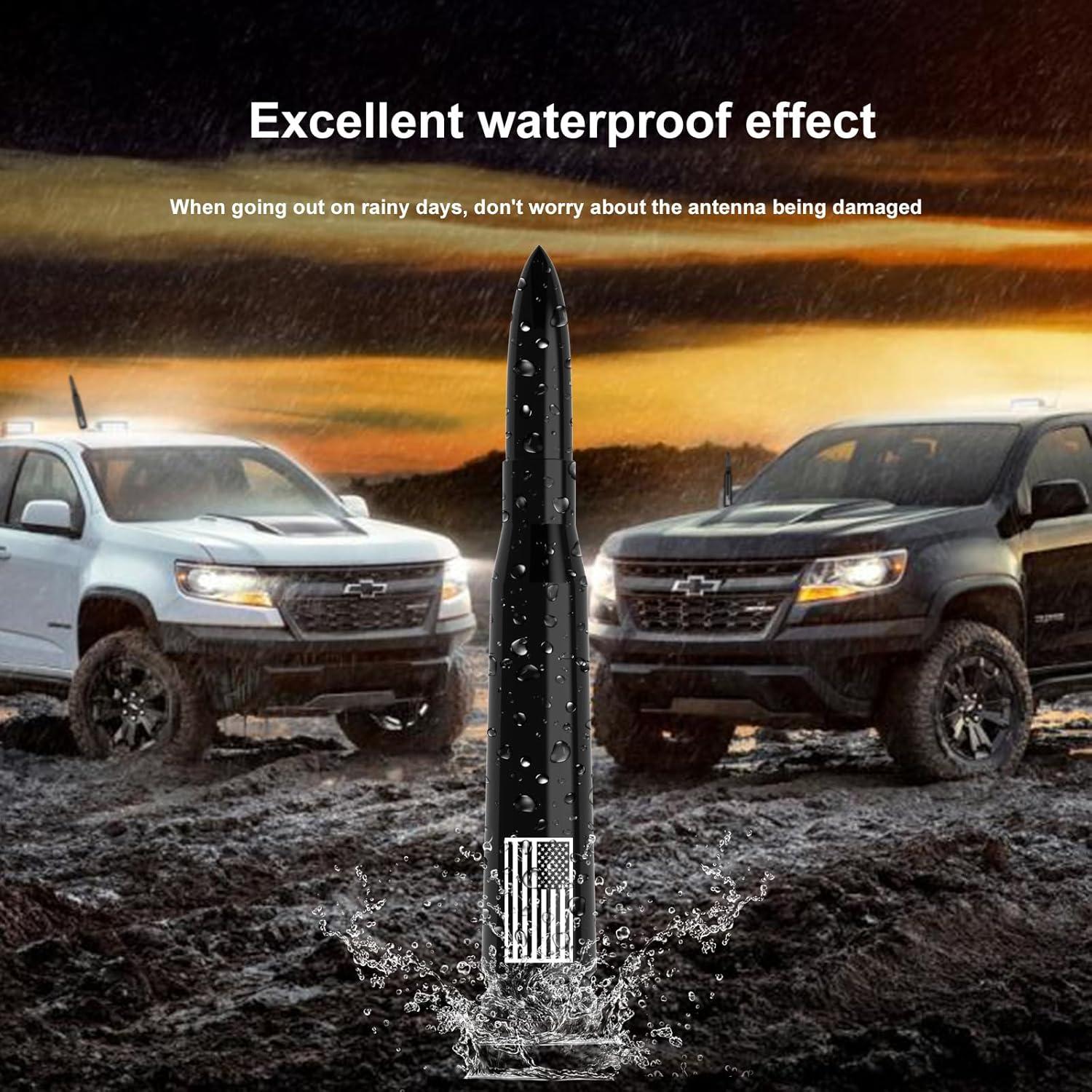 Antena de Camión Engirette 140 mm con Tapas de Válvula Neumático