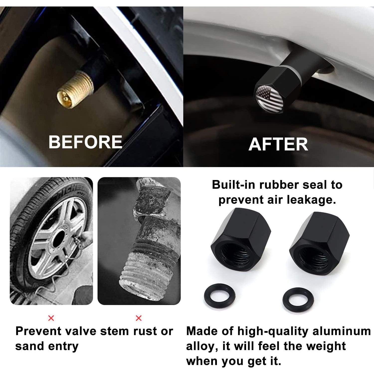 Antena de Camión Engirette 140 mm con Tapas de Válvula Neumático