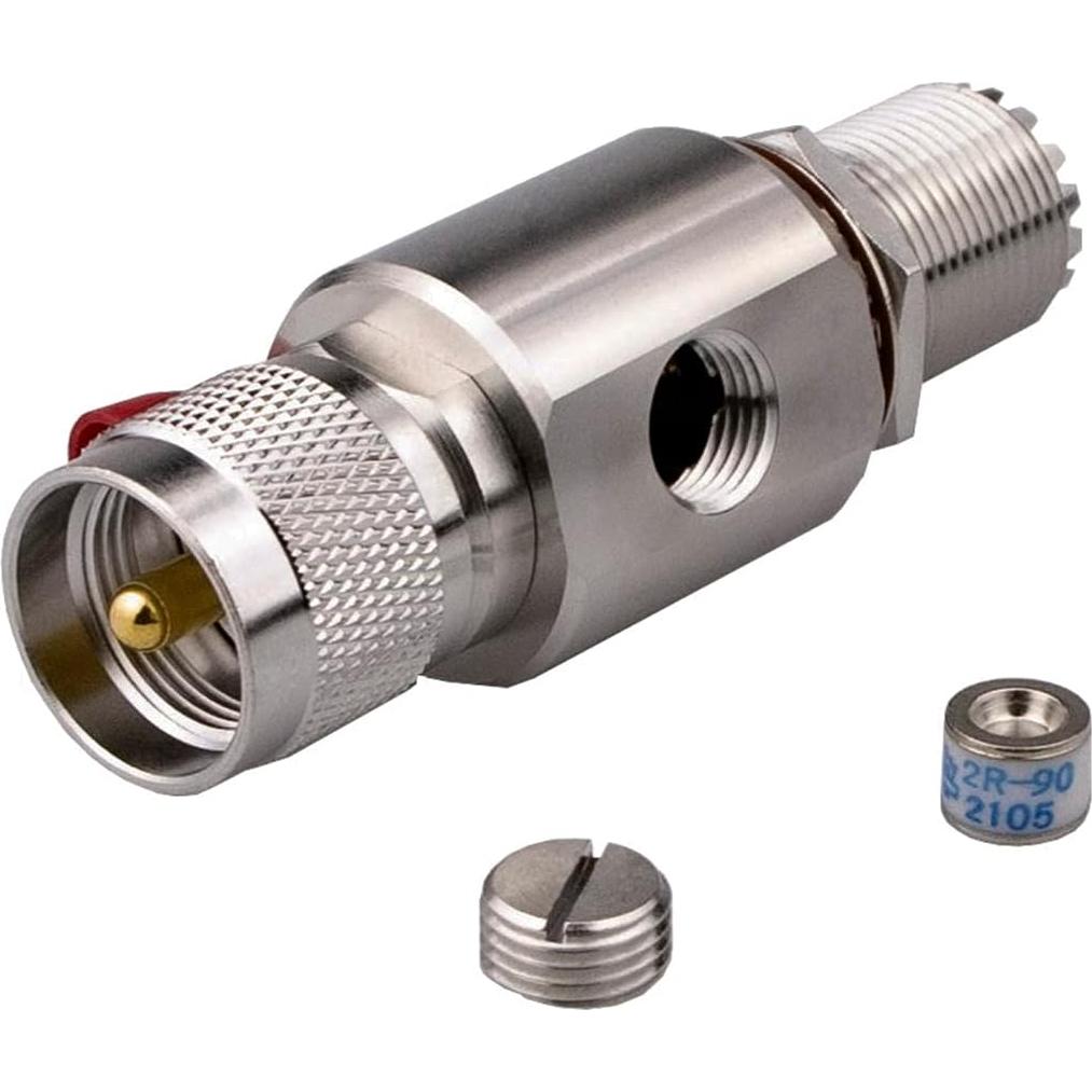Protector de Sobretensión UHF Come-buy PL-259 a SO239 50W