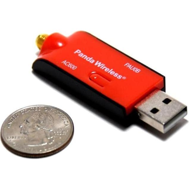 Adaptador USB Inalámbrico Panda PAU0B AC600 Doble Banda 433Mbps