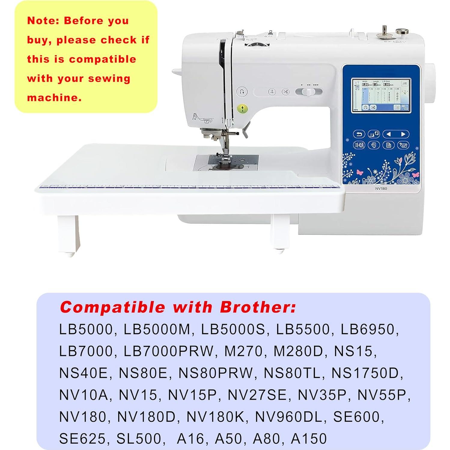 Mesa de extensión para máquina de coser Brother ST-017 45.72x27.94cm