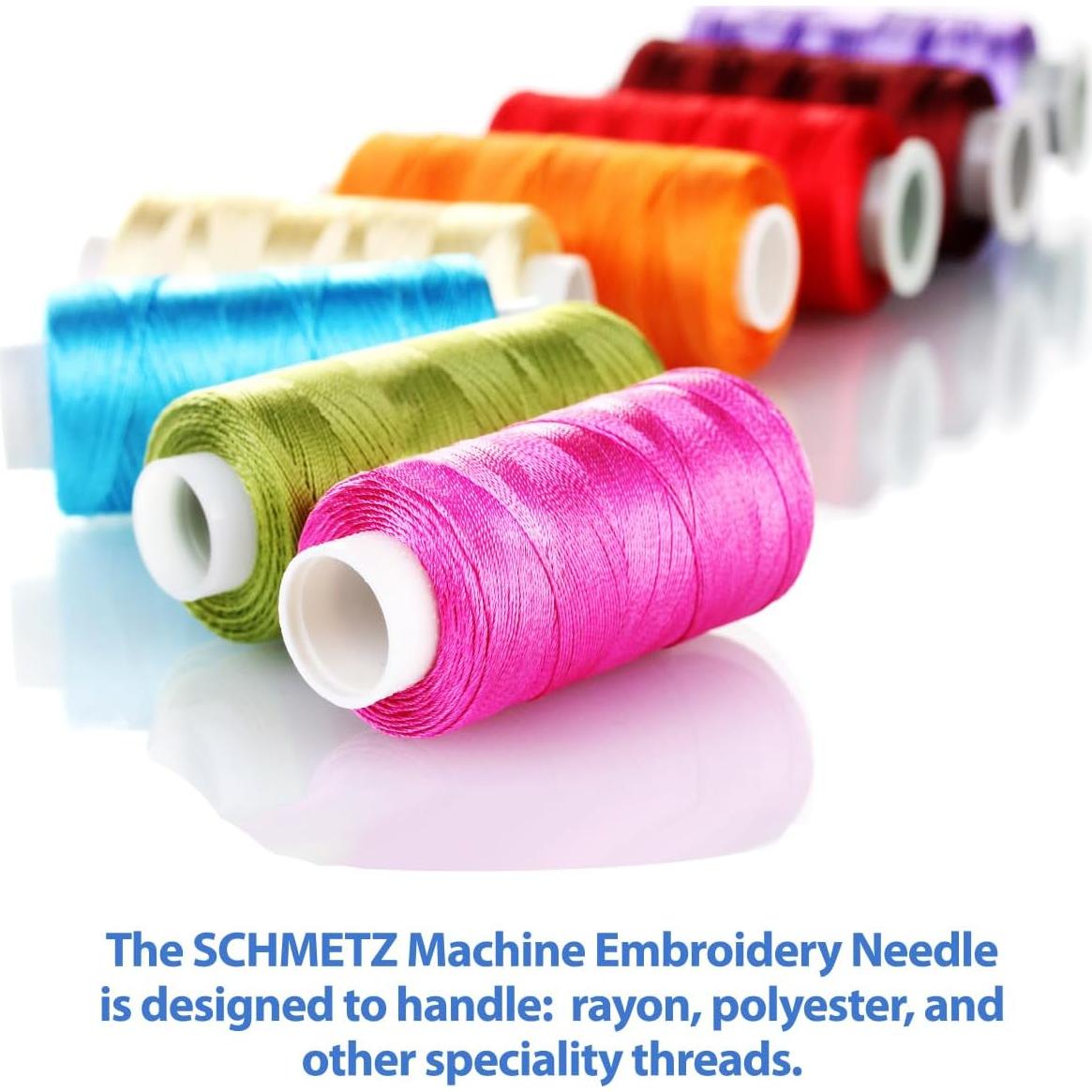 Agujas de Máquina de Coser SCHMETZ - 25 Agujas de Bordado