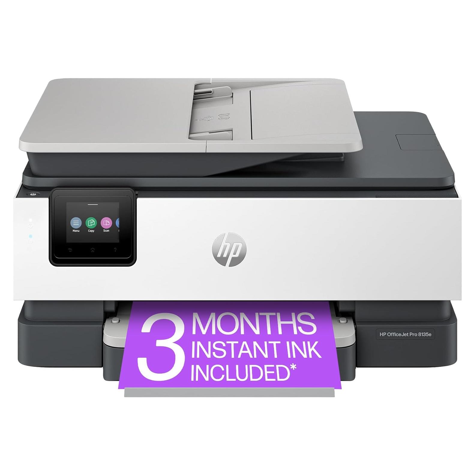 Impresora Multifuncional HP OfficeJet Pro 8135e Inalámbrica