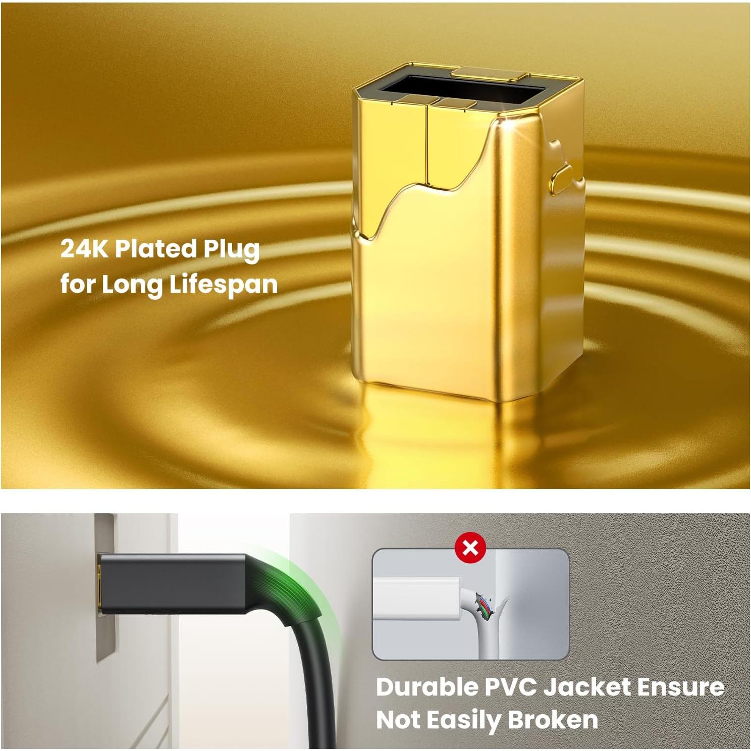 Cable USB 2.0 UGREEN A a B 1.5m Alta Velocidad para Impresoras