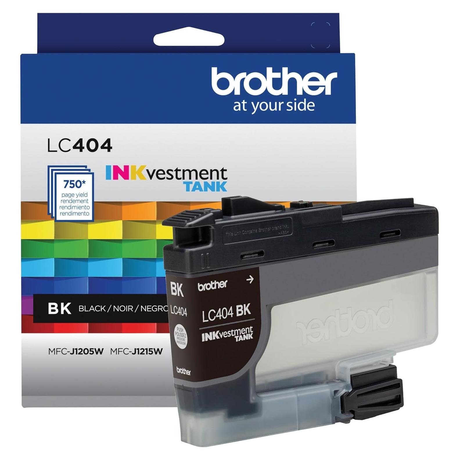 Cartucho de Tinta Brother LC404BK Negro INKvestment 750 Páginas