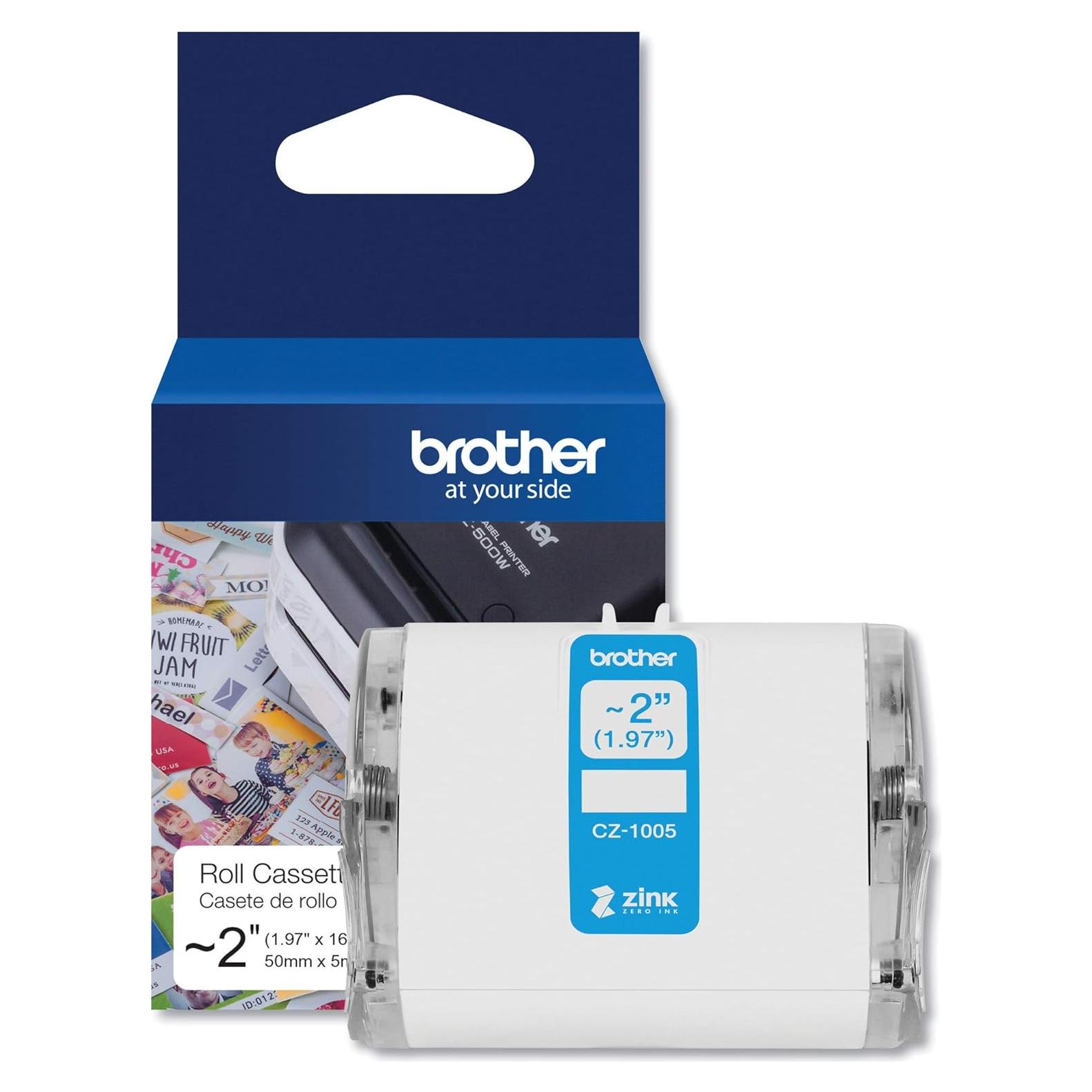 Rollo de Etiquetas Brother CZ-1005 50 mm x 5 m ZINK