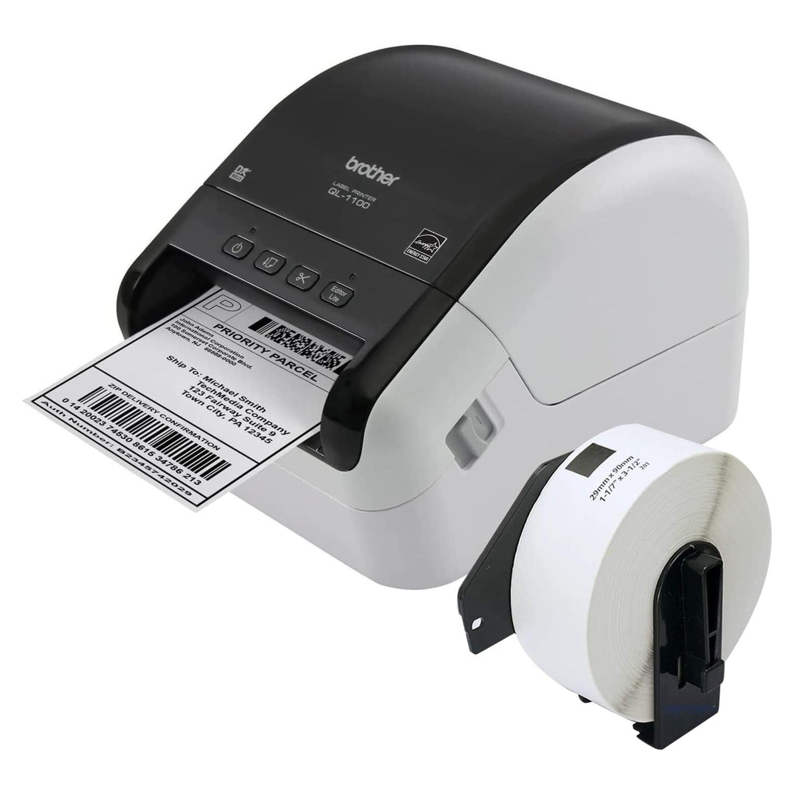 Impresora Térmica de Etiquetas Brother QL-1100 300 dpi 69/min