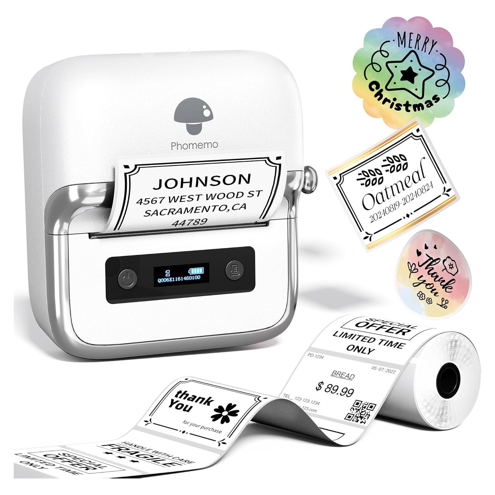 Impresora de Etiquetas Phomemo M250 Bluetooth 2025, 0.78-3.14"