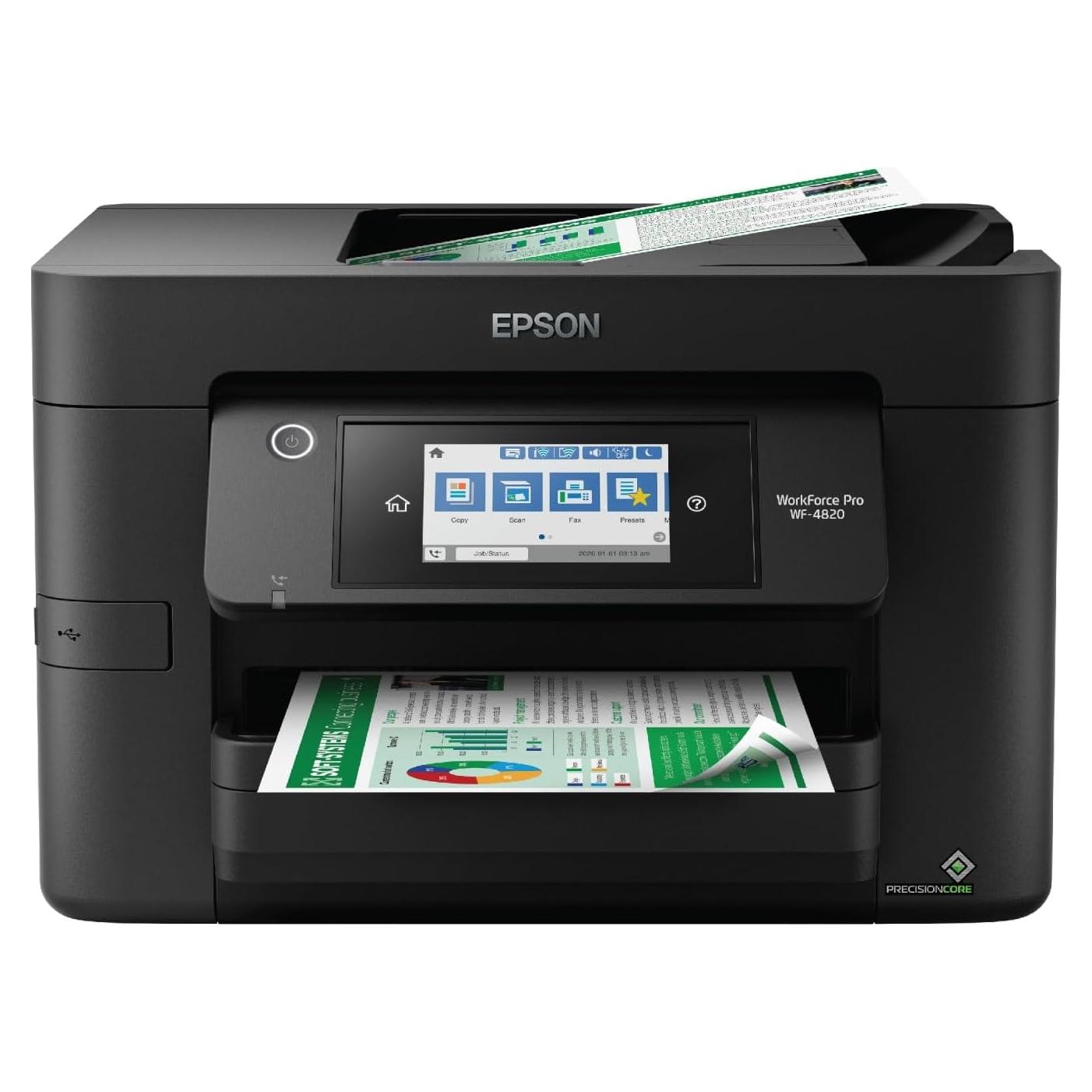 Impresora Inalámbrica Epson WorkForce Pro WF-4820 Todo-en-Uno