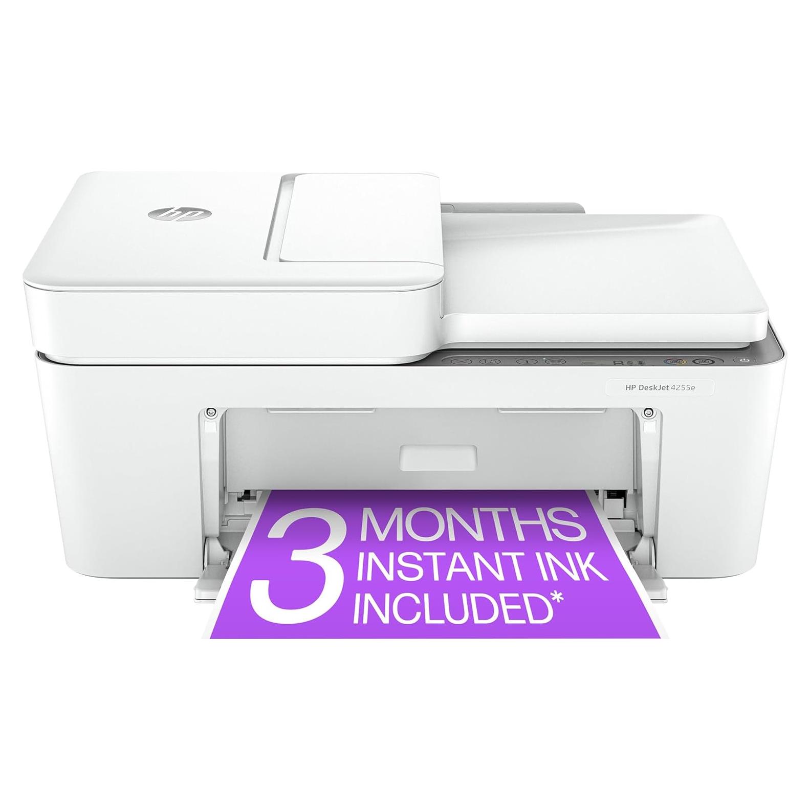 Impresora Multifuncional Inalámbrica HP DeskJet 4255e - Color, Escáner y Copiadora