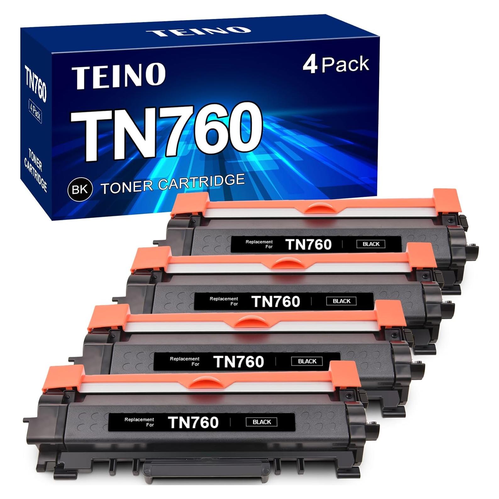 Cartuchos de Tóner Compatible TEINO TN760 para Brother