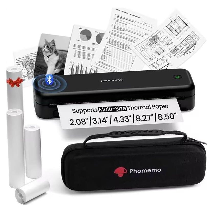 Impresora Portátil Phomemo M834 Inalámbrica Bluetooth 300 dpi