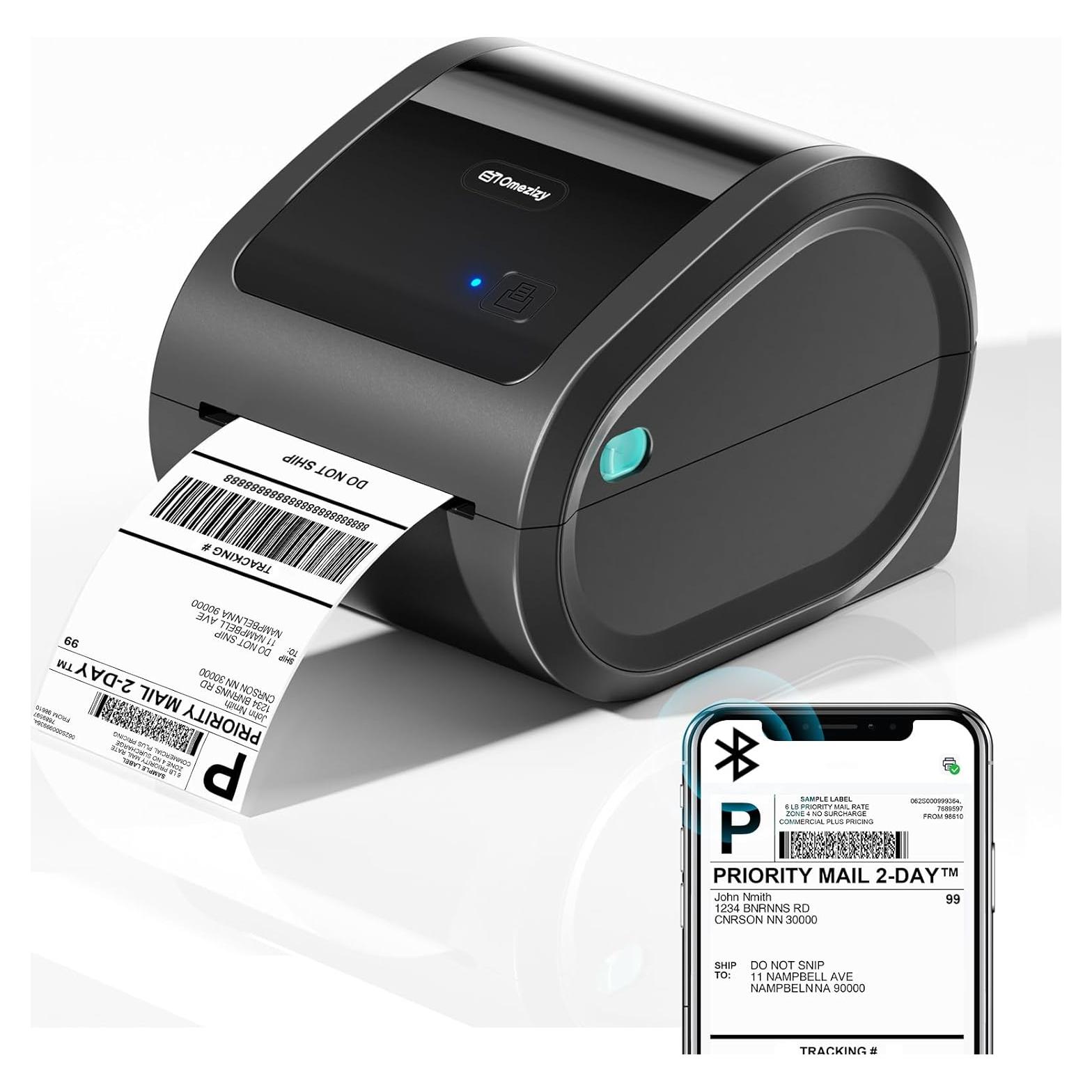 Impresora de Etiquetas Térmicas Omezizy D520BT Bluetooth 4x6