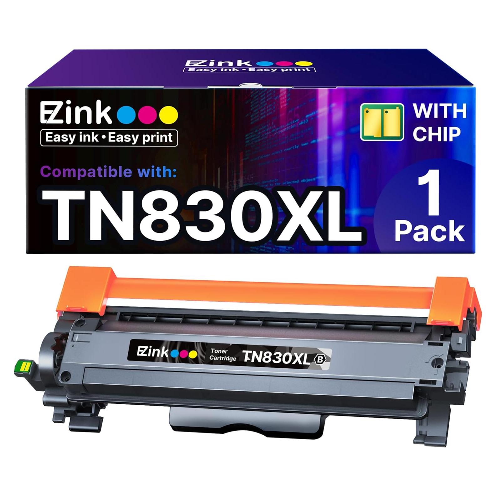 Cartucho de Tóner E-Z Ink TN830XL Compatible Negro 3000 Páginas