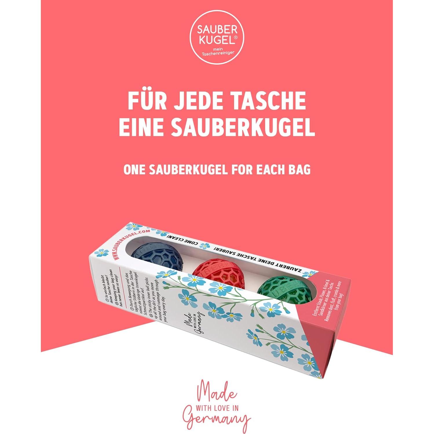 Bola Limpia - Gadget Alemán para Limpiar Bolsas y Mochilas