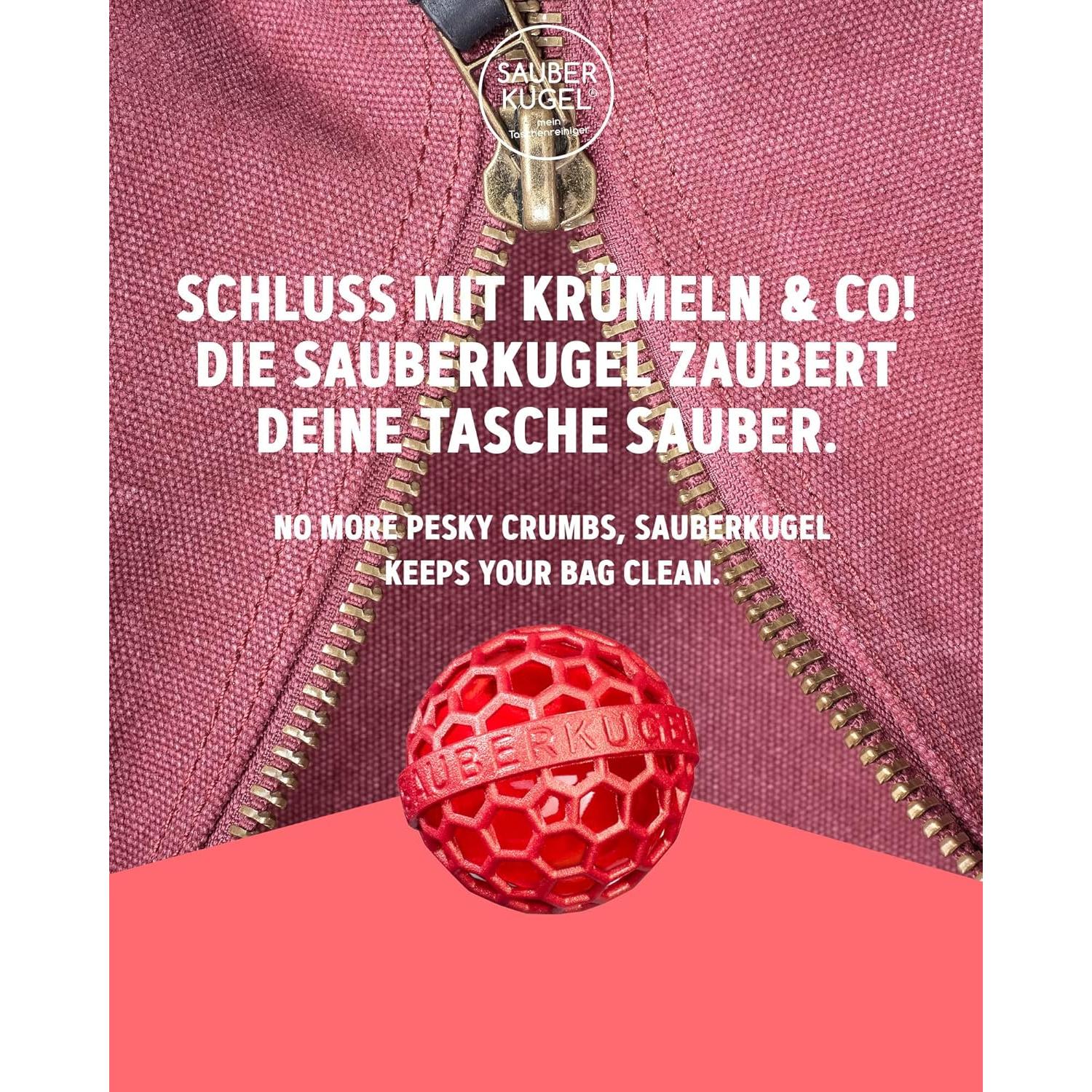 Bola Limpia - Gadget Alemán para Limpiar Bolsas y Mochilas