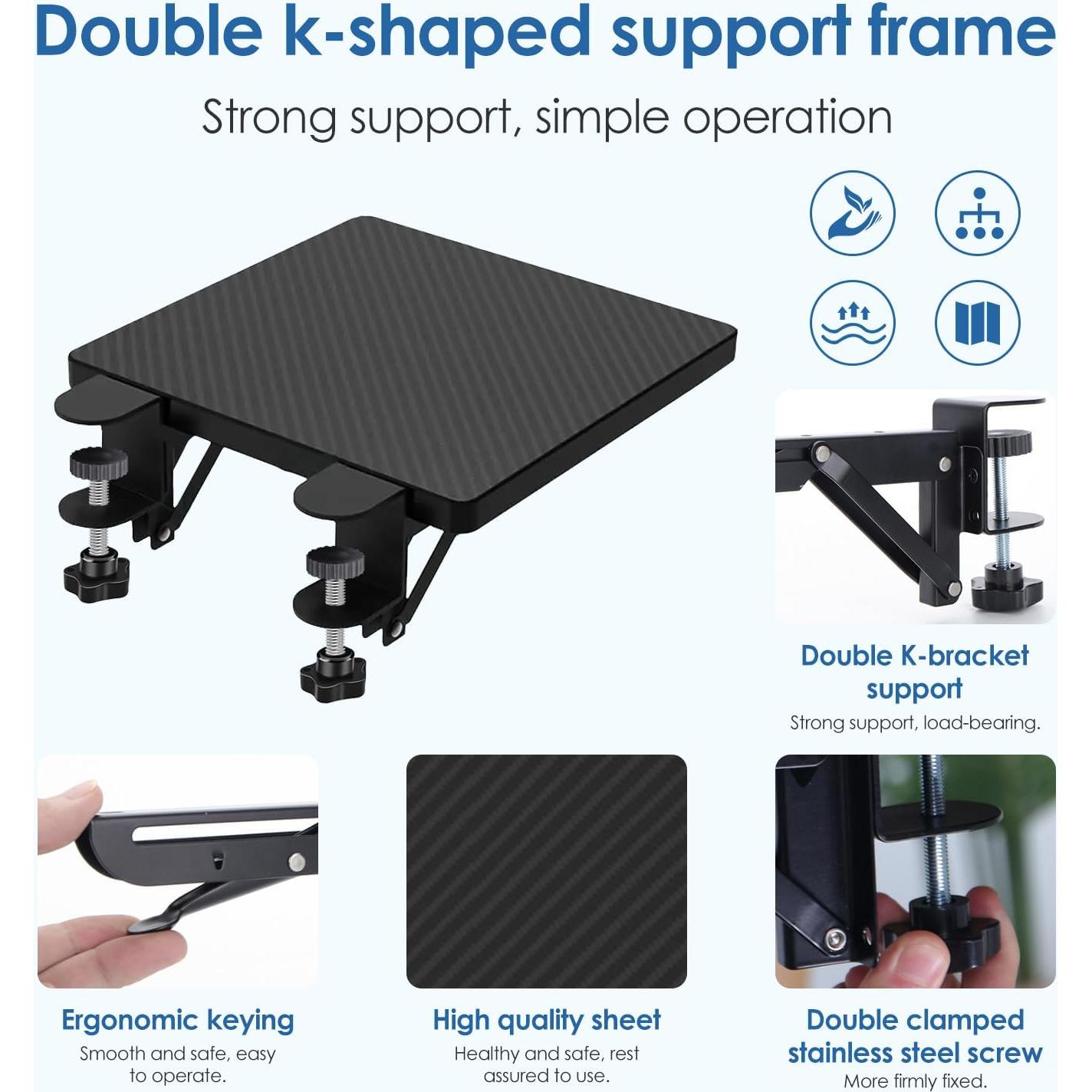 Reposabrazos Plegable Ergonómico Hapivida 23.9x19.8 cm