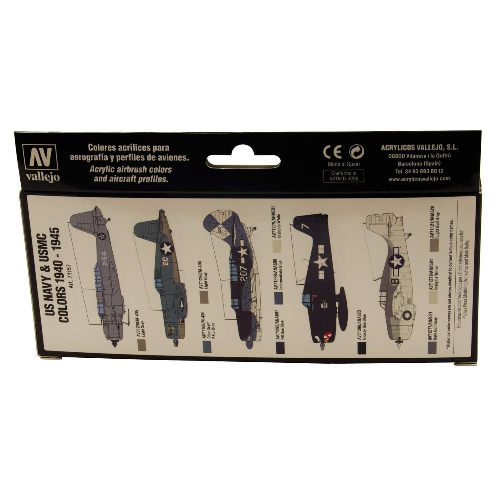 Pintura Acrílica Vallejo Model Air 17ml para Aerógrafo