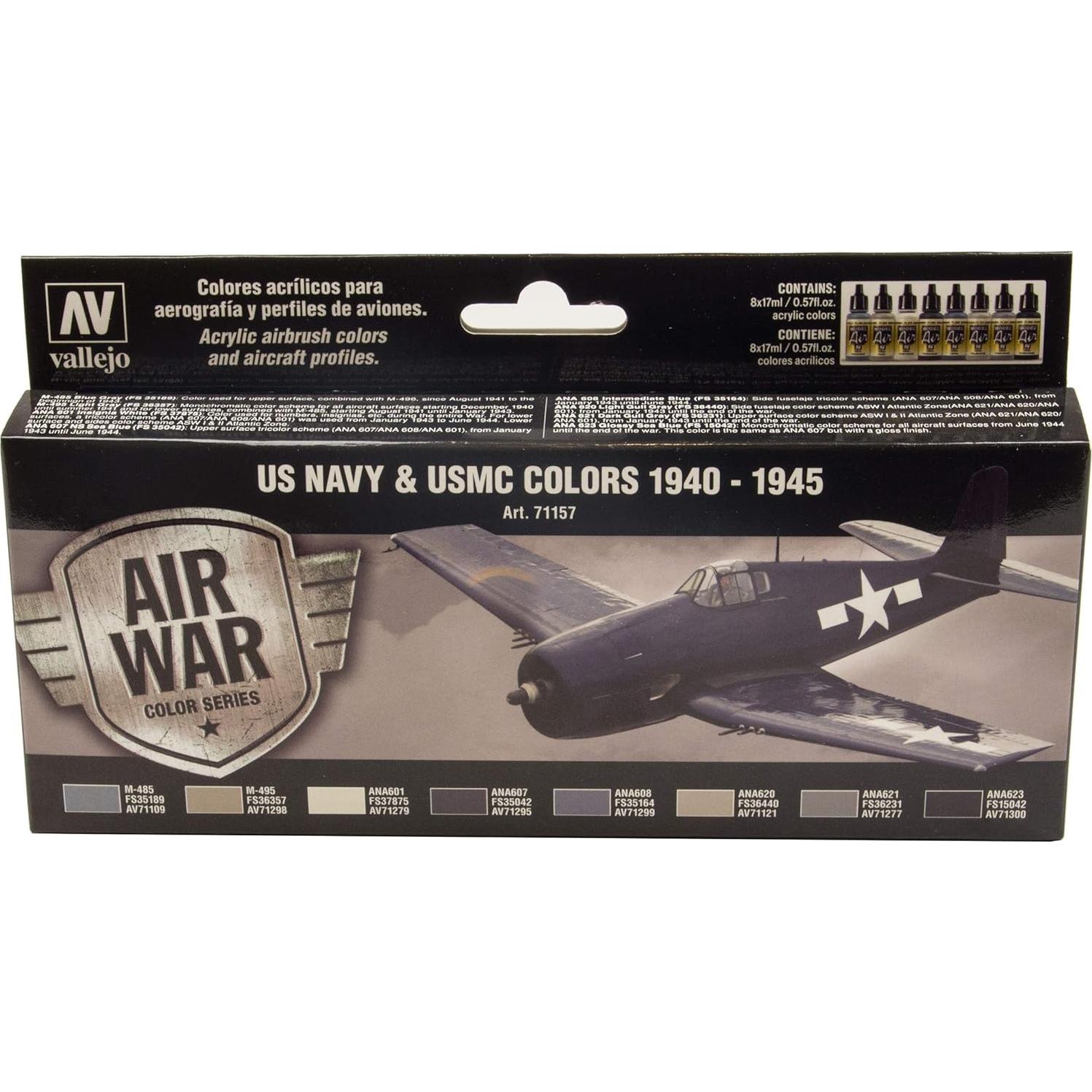 Pintura Acrílica Vallejo Model Air 17ml para Aerógrafo