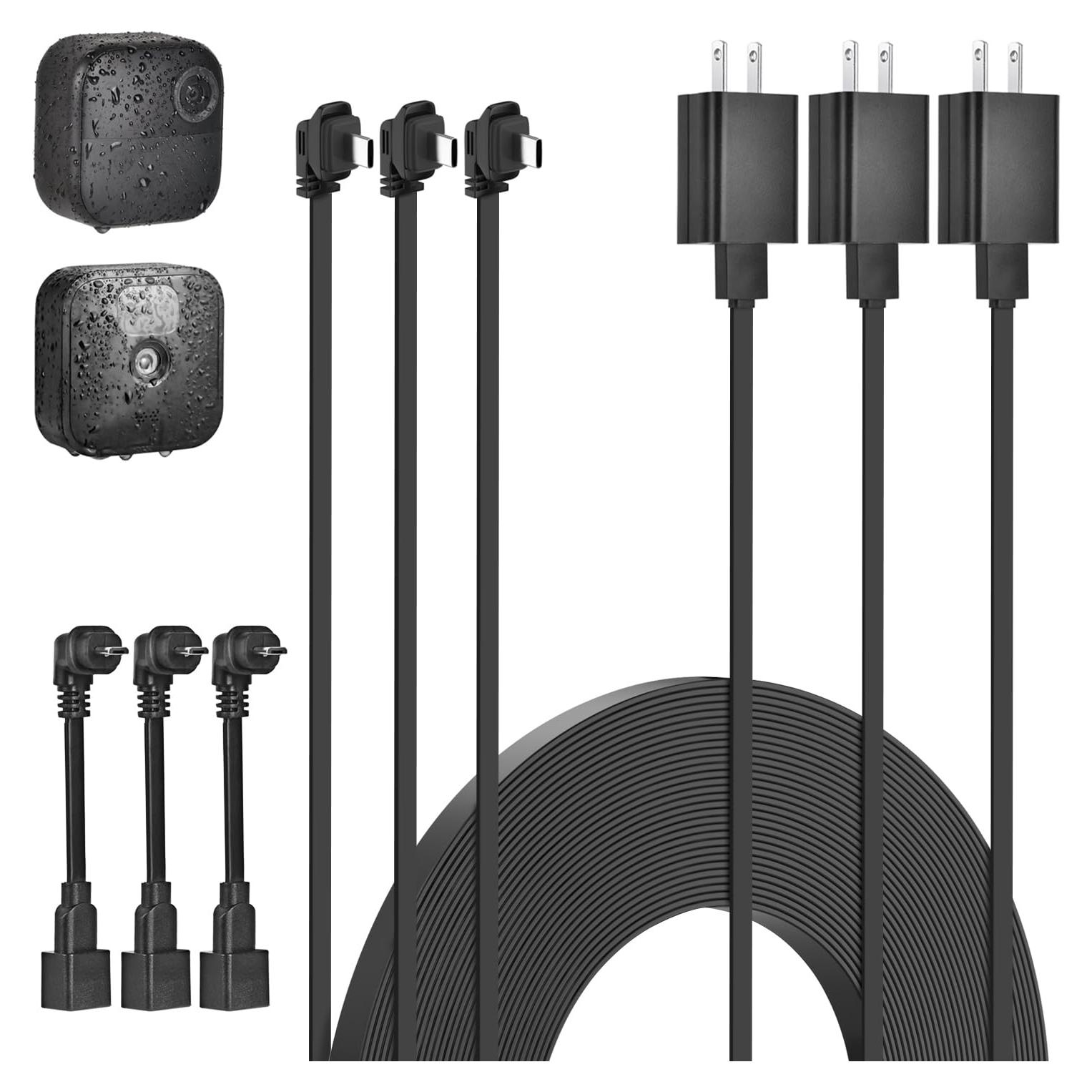 Paquete de 3 cables de alimentación 3 m para Blink Outdoor 4